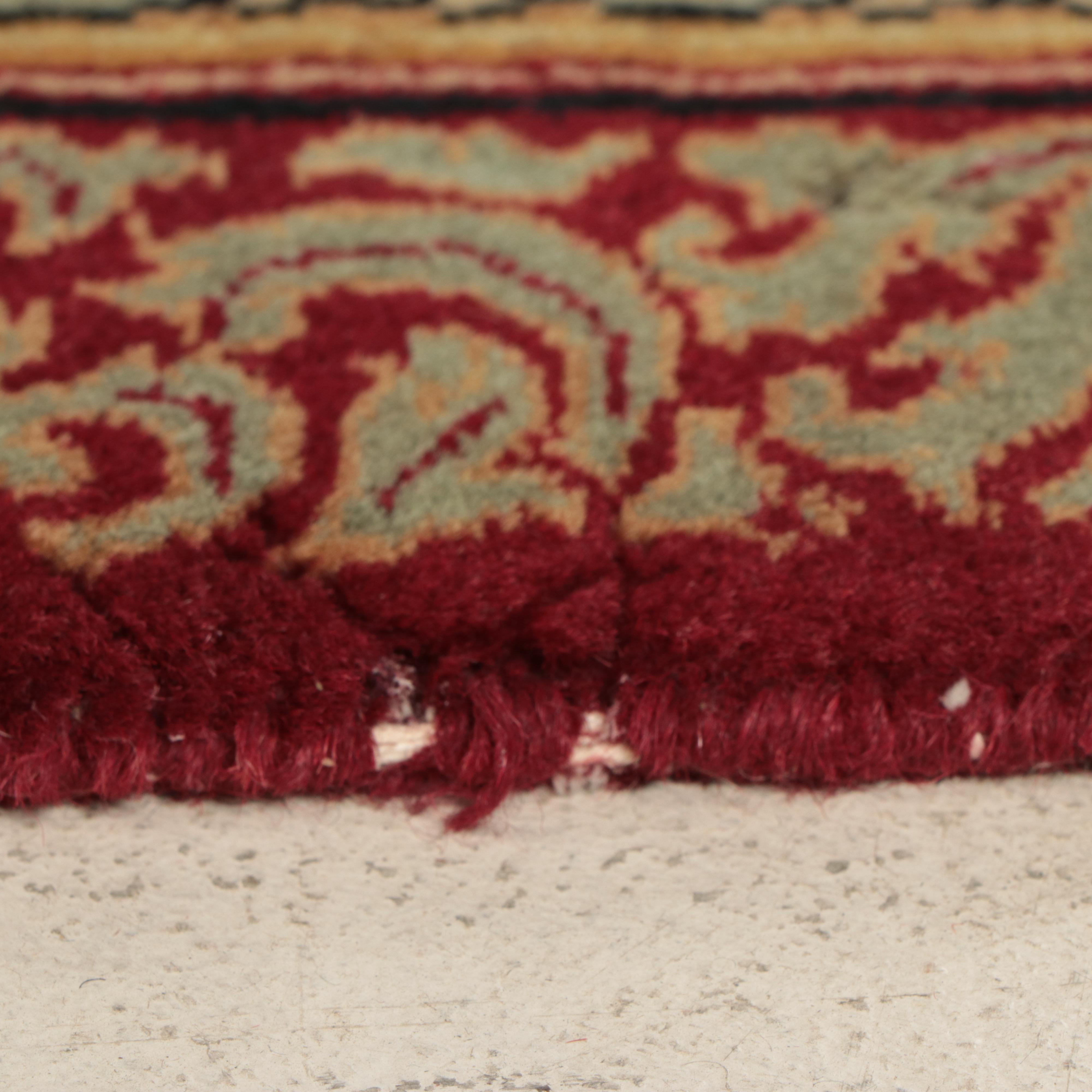 6'1 x 9'3 Hand-Knotted Sino-French Aubusson Style Area Rug