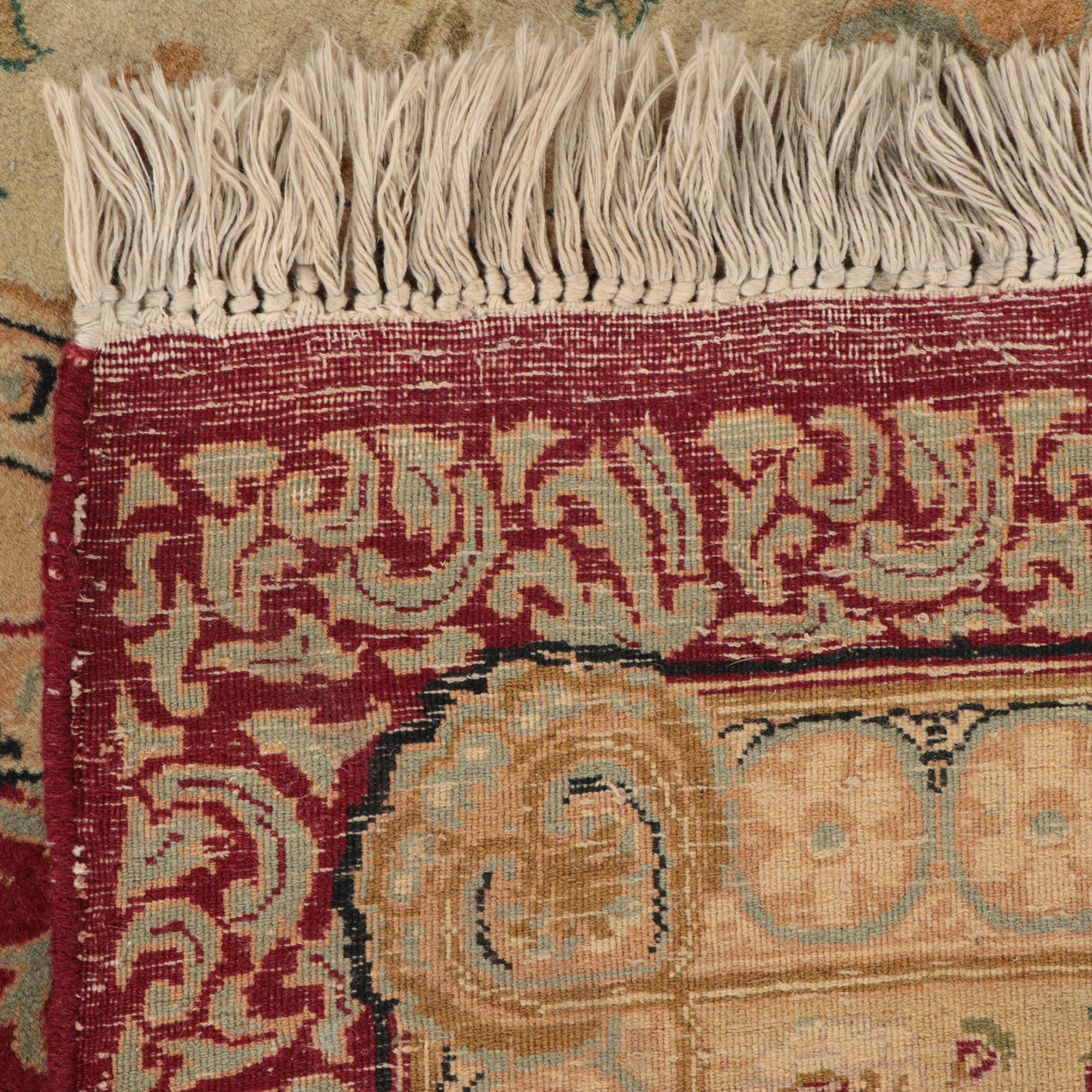 6'1 x 9'3 Hand-Knotted Sino-French Aubusson Style Area Rug