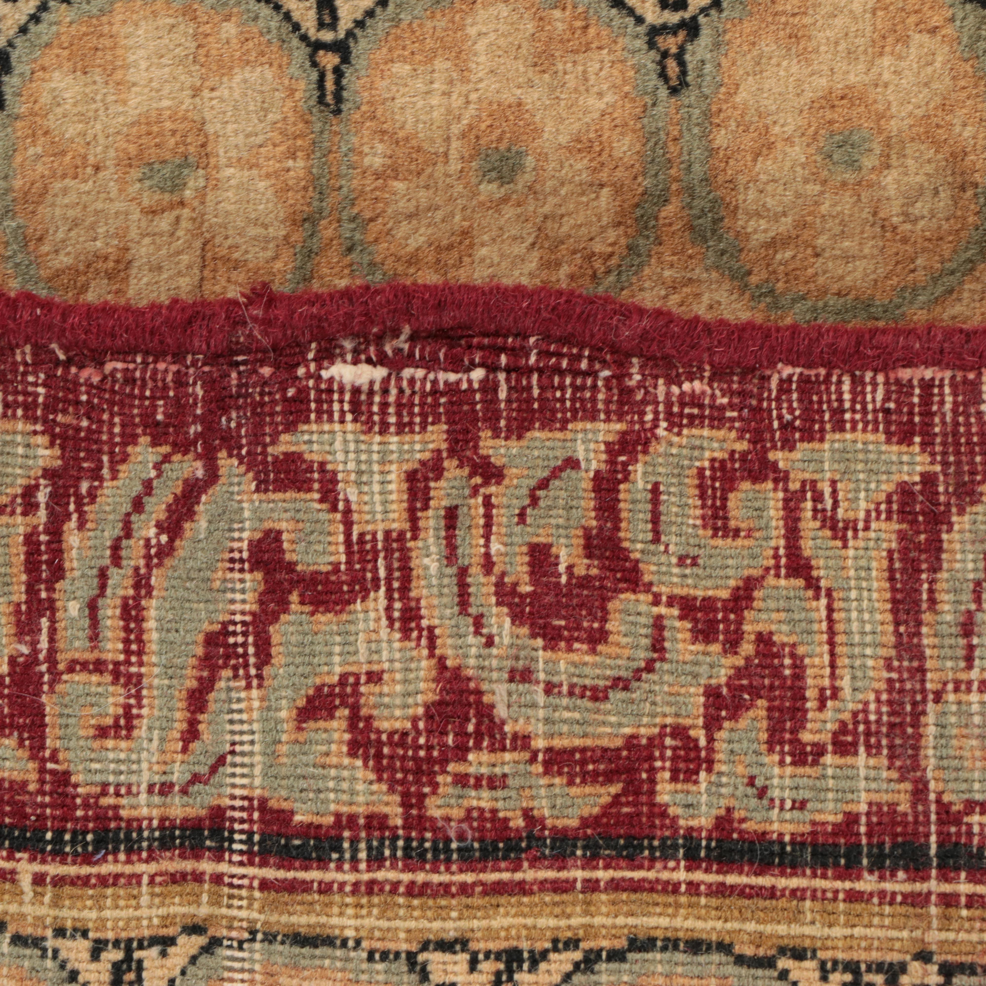 6'1 x 9'3 Hand-Knotted Sino-French Aubusson Style Area Rug