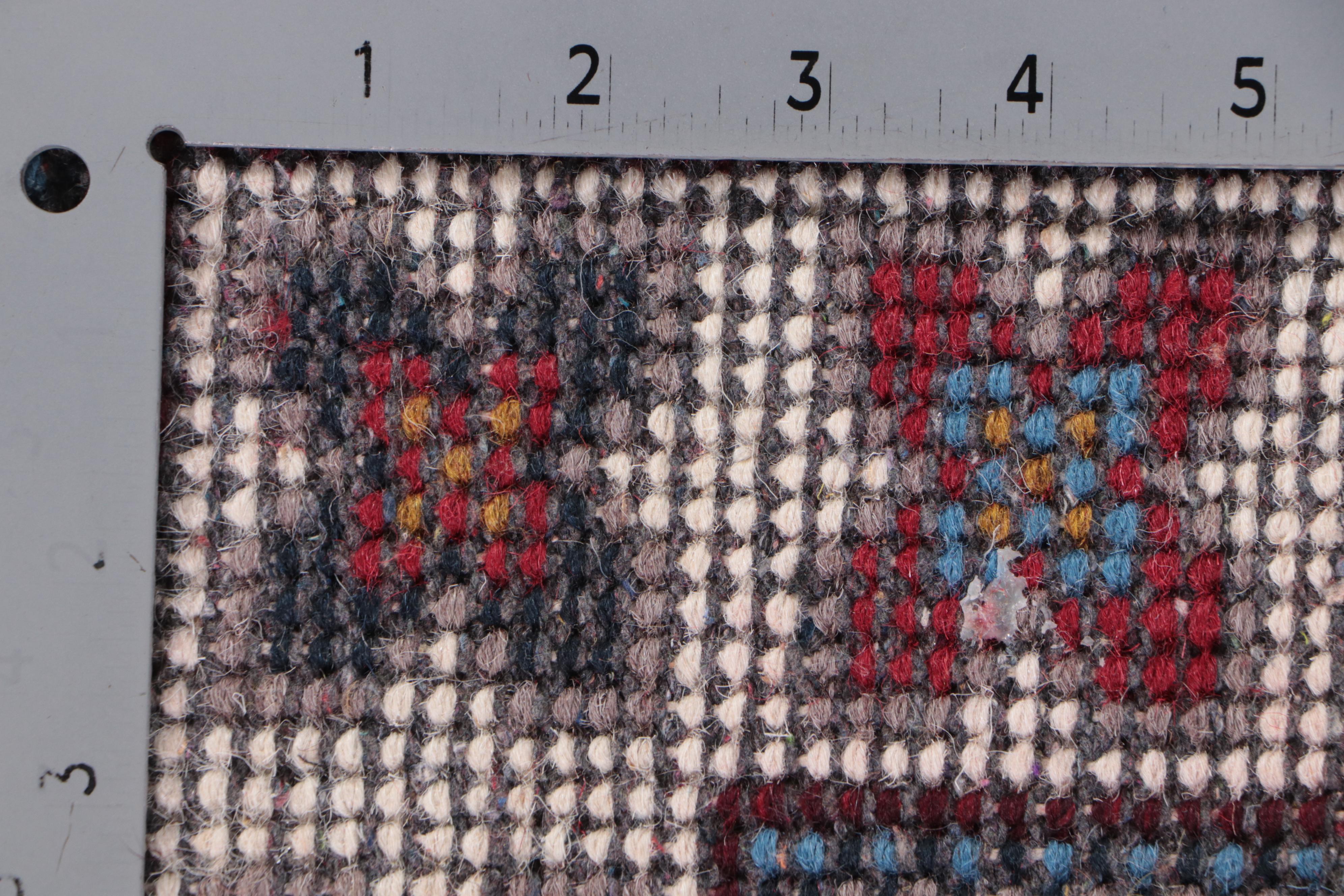 2'7 x 7'9 Hand-Knotted Afghan Kazak Style Carpet Runner