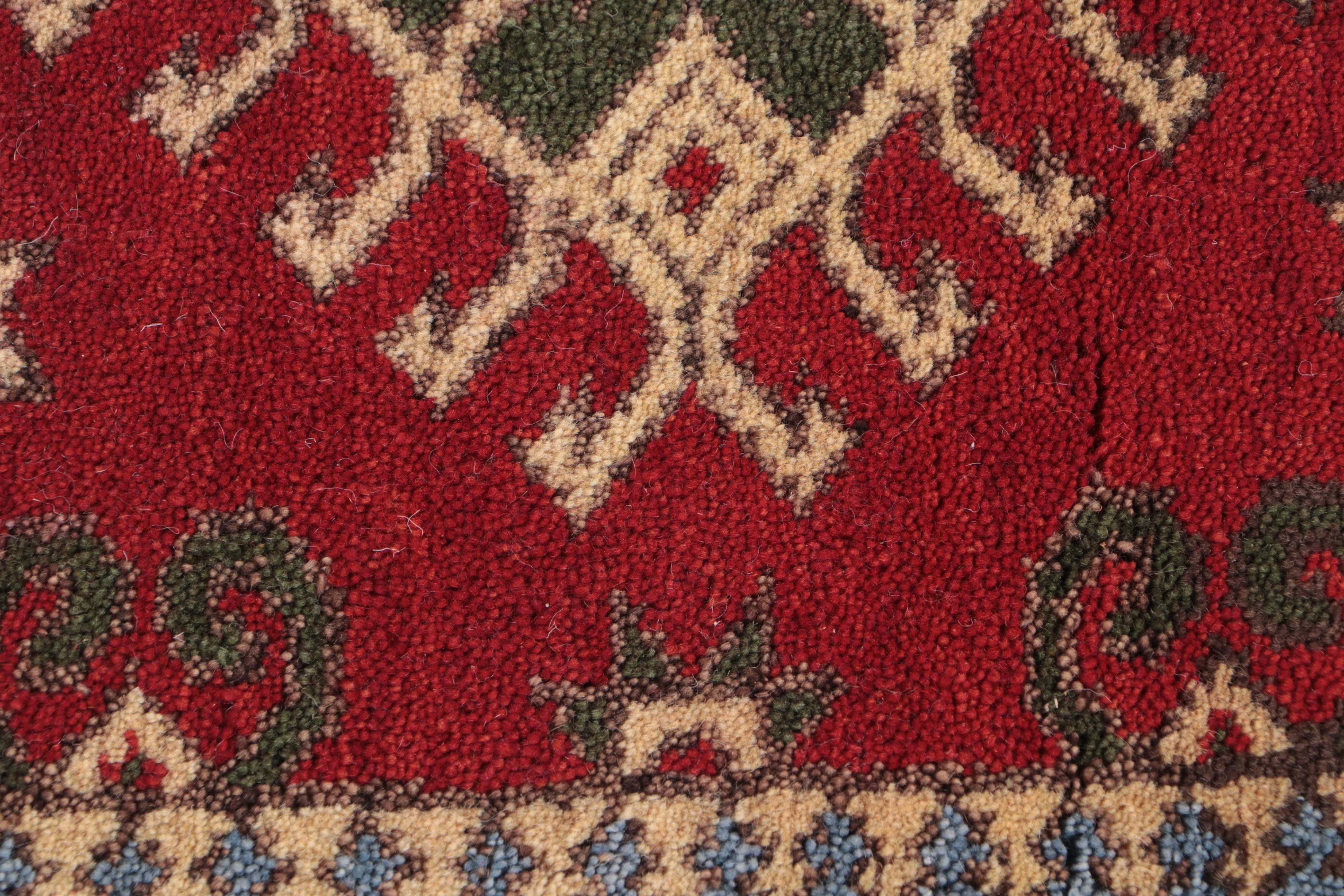 4'1 x 6'1 Hand-Knotted Afghan Kazak Style Area Rug