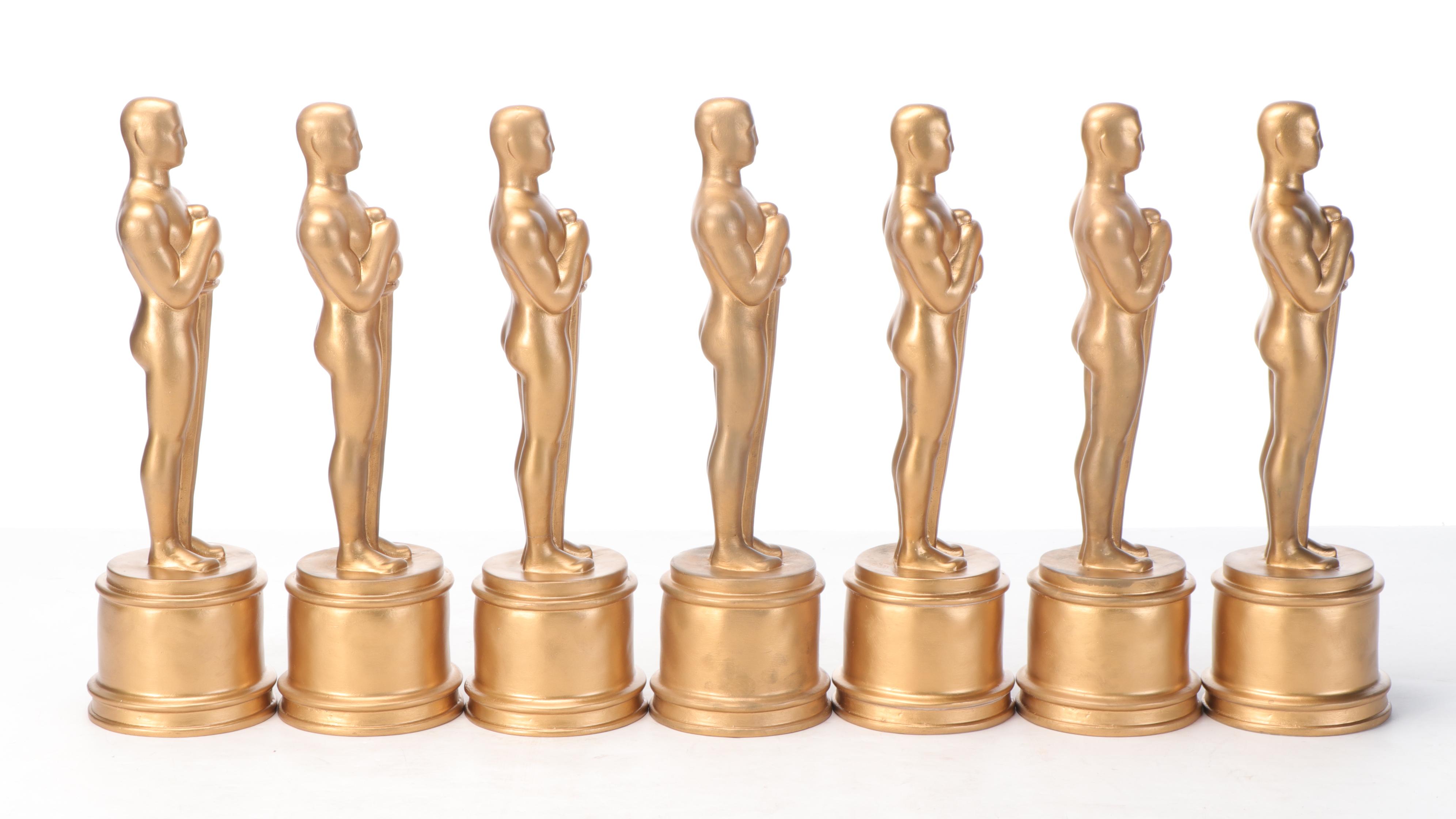 Cast Composite Replica Academy Awards Oscar Statuettes