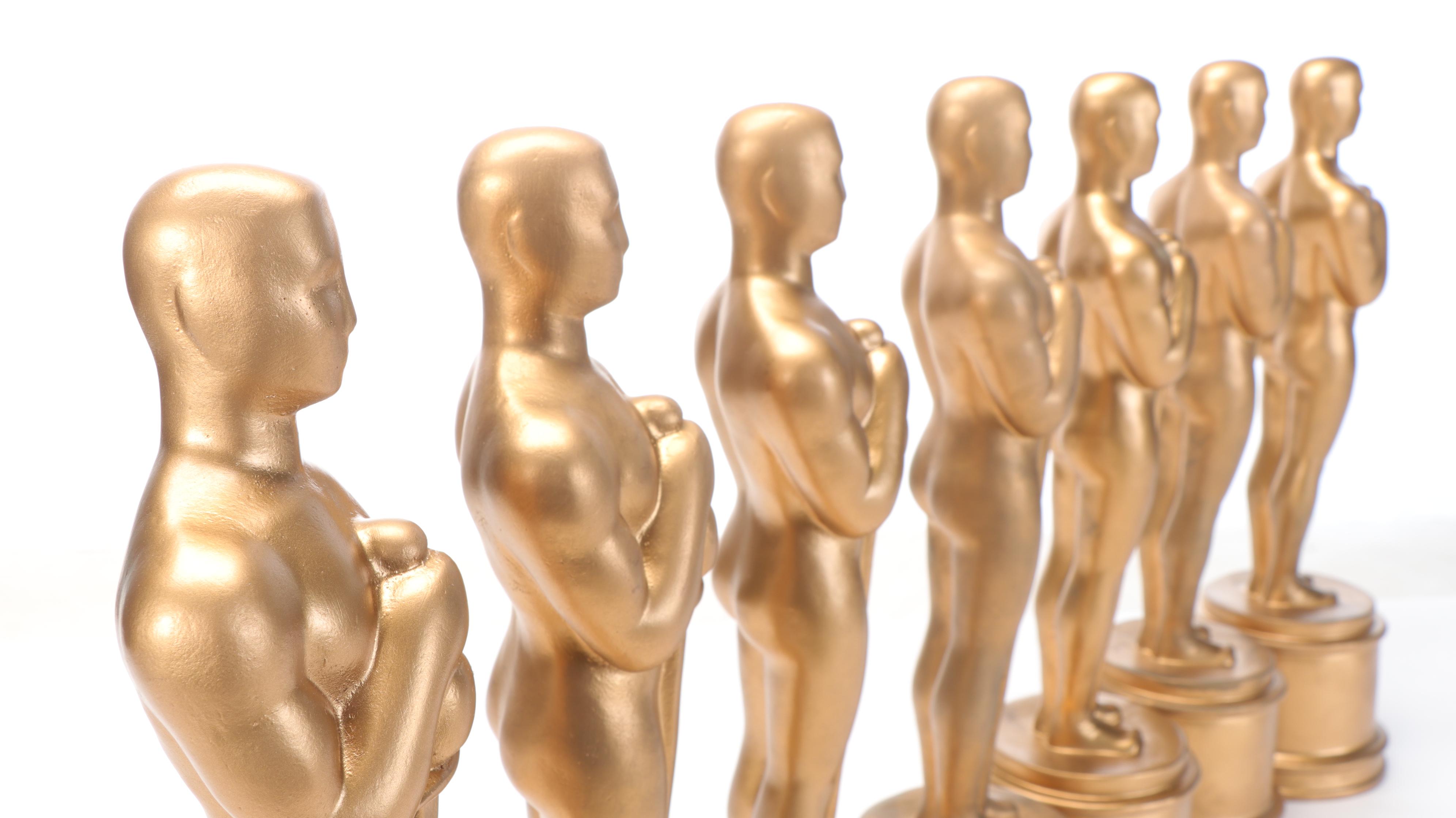 Cast Composite Replica Academy Awards Oscar Statuettes