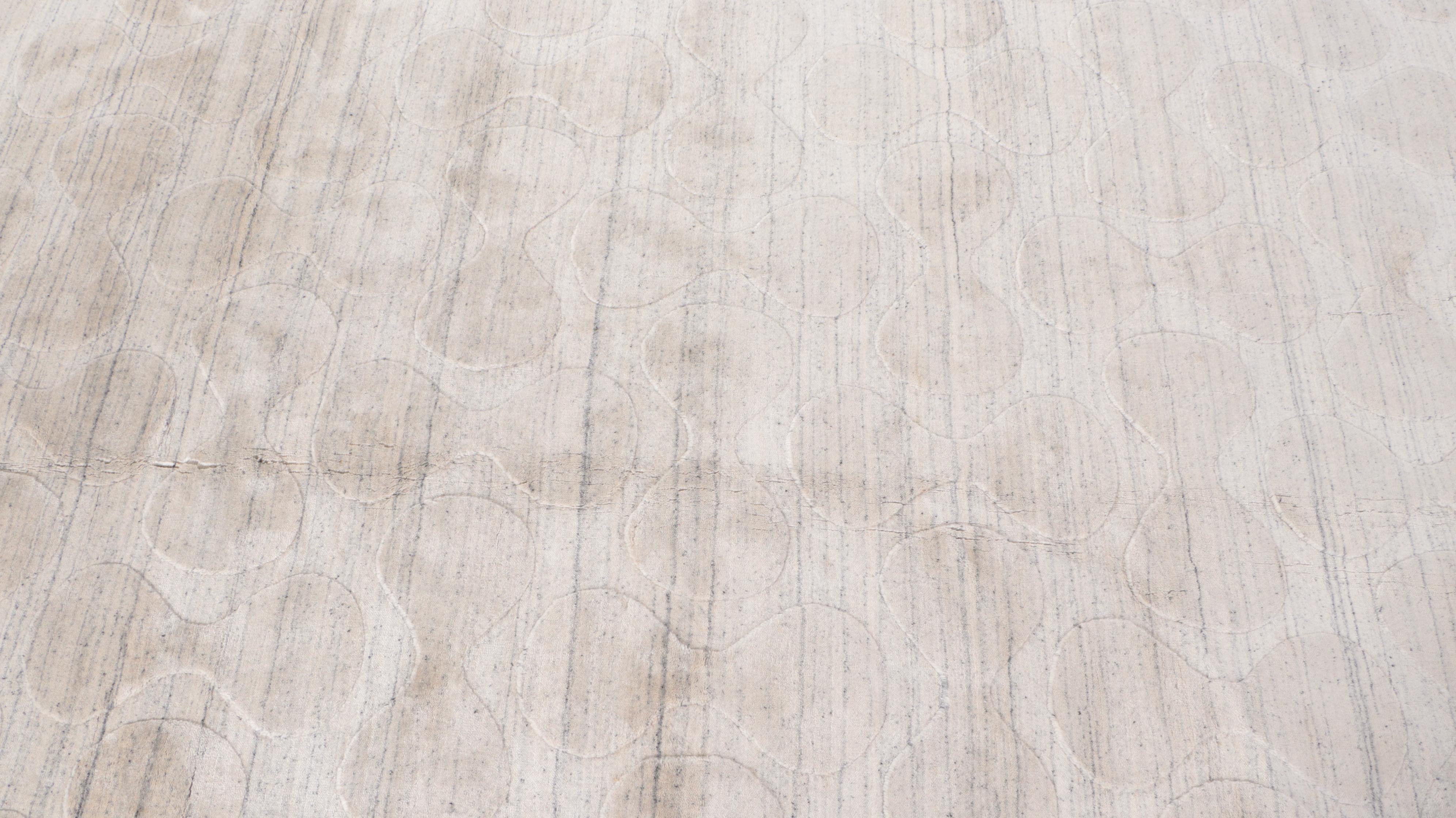 4'10 x 7'8 Hand-Knotted Indo-Persian Gabbeh Area Rug