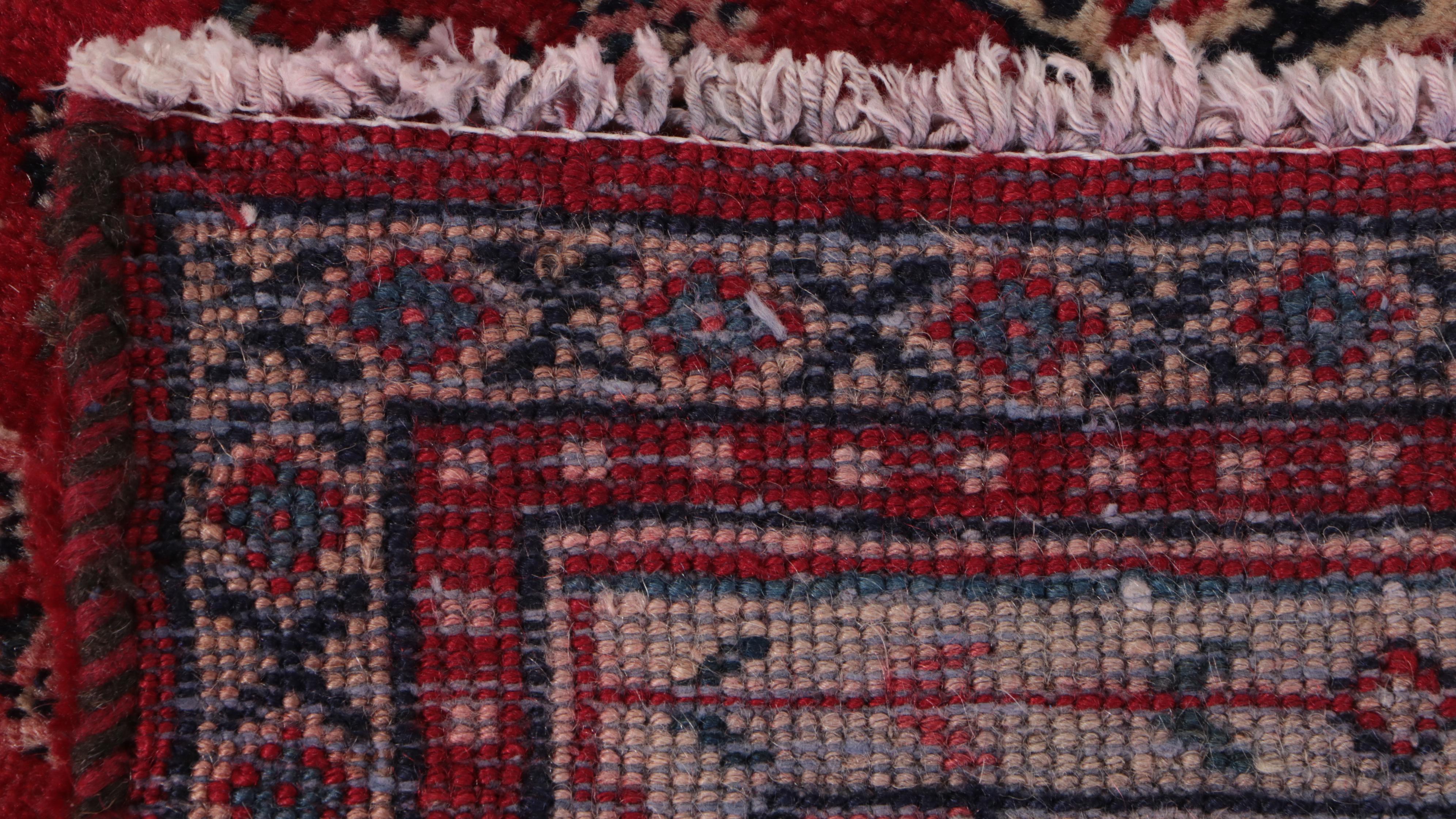 3' x 4'11 Hand-Knotted Persian Seraband Accent Rug