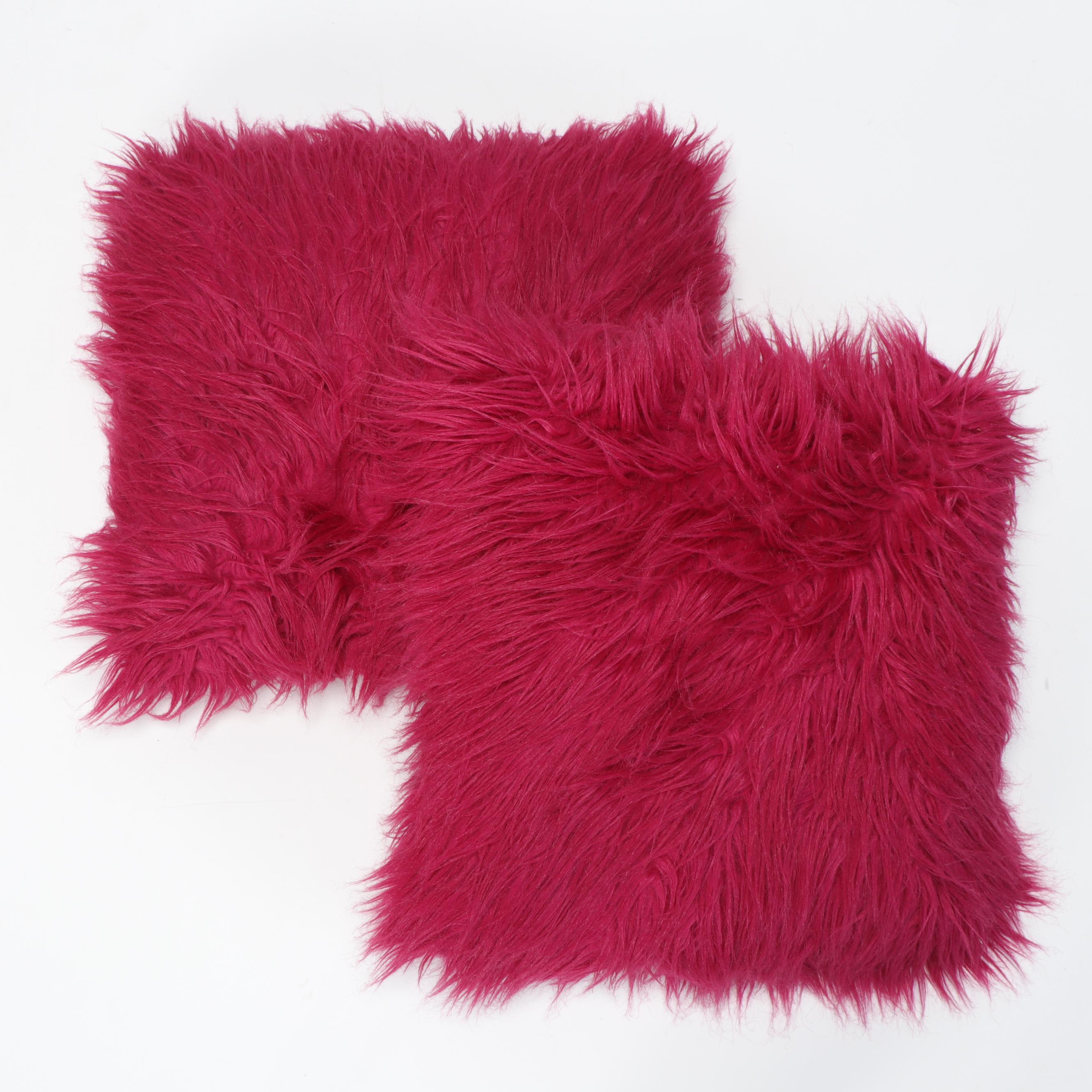 Accent Pillows Featuring Fringed, Pieced, Faux Fur and Zebra Striped Designs