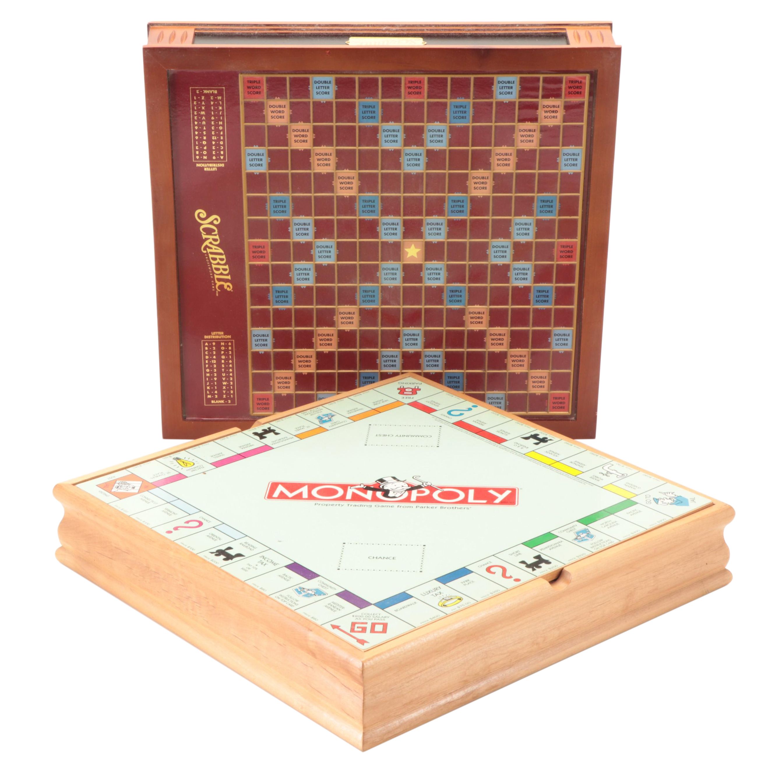 Hasbro Six-in-One Game Box Set with Turntable Scrabble Set