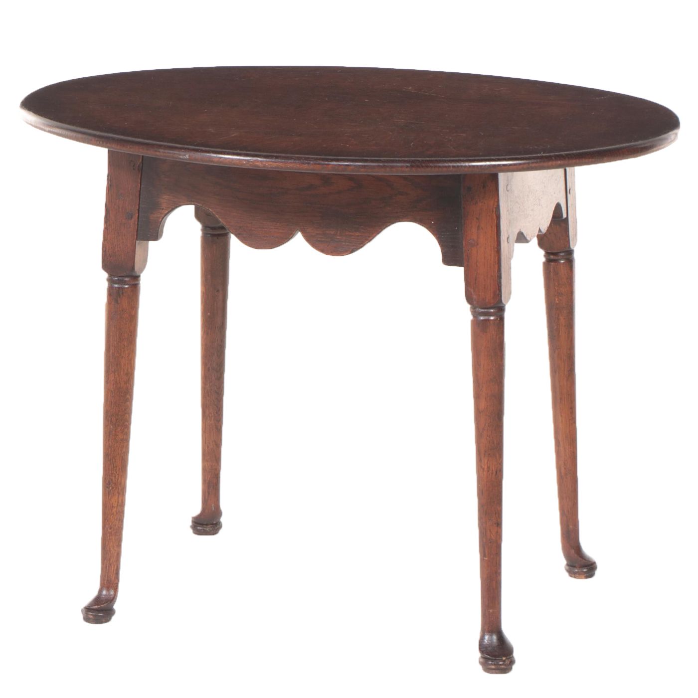 Riffemoor Inc. George II Style Oak Side Table, 20th Century