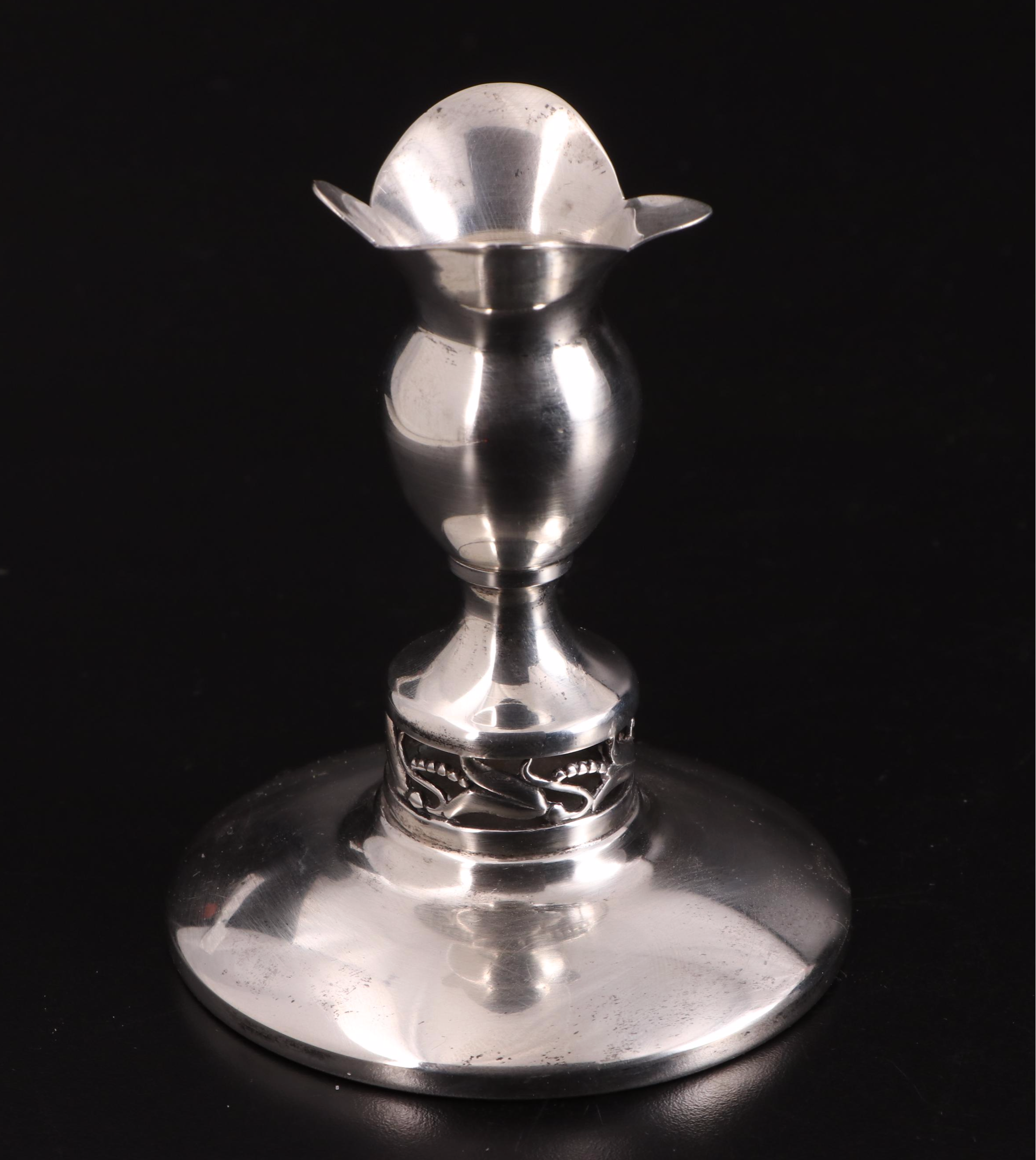 J. C. Boardman & Co. Danish Modern Style Sterling Candlesticks, Mid-20th C.