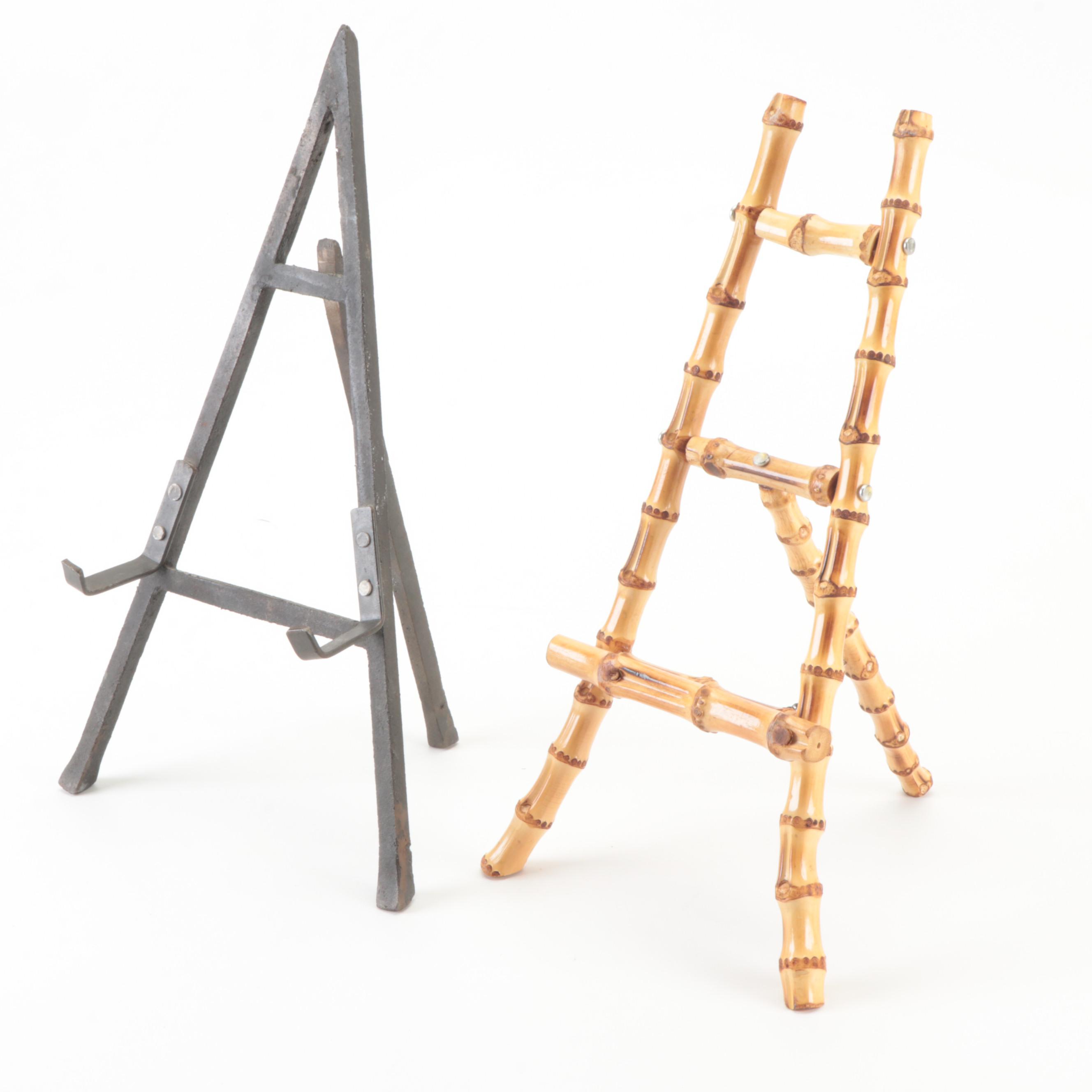 Pottery Barn Matted Picture Frame with Other Frames and Tabletop Easel Stands