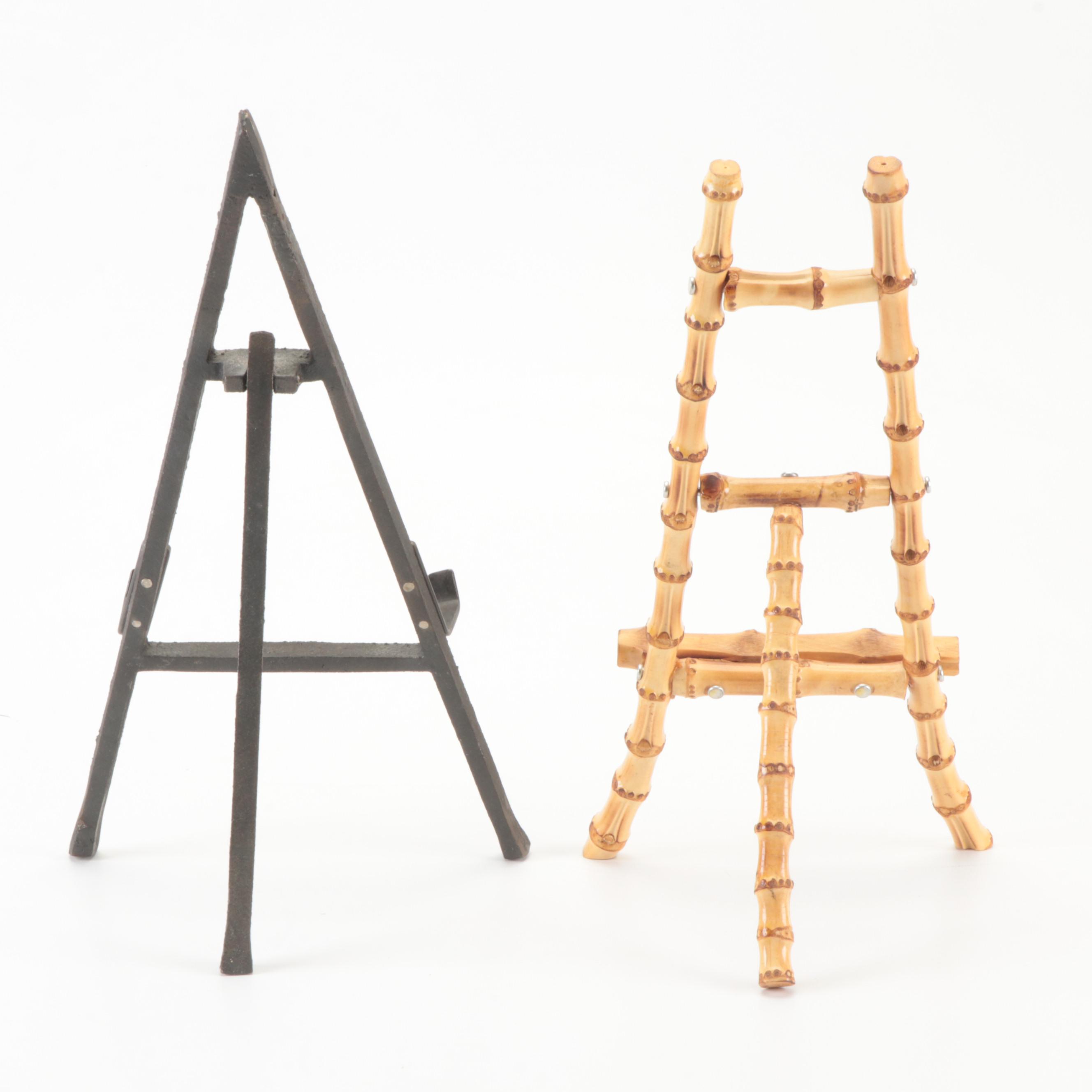 Pottery Barn Matted Picture Frame with Other Frames and Tabletop Easel Stands