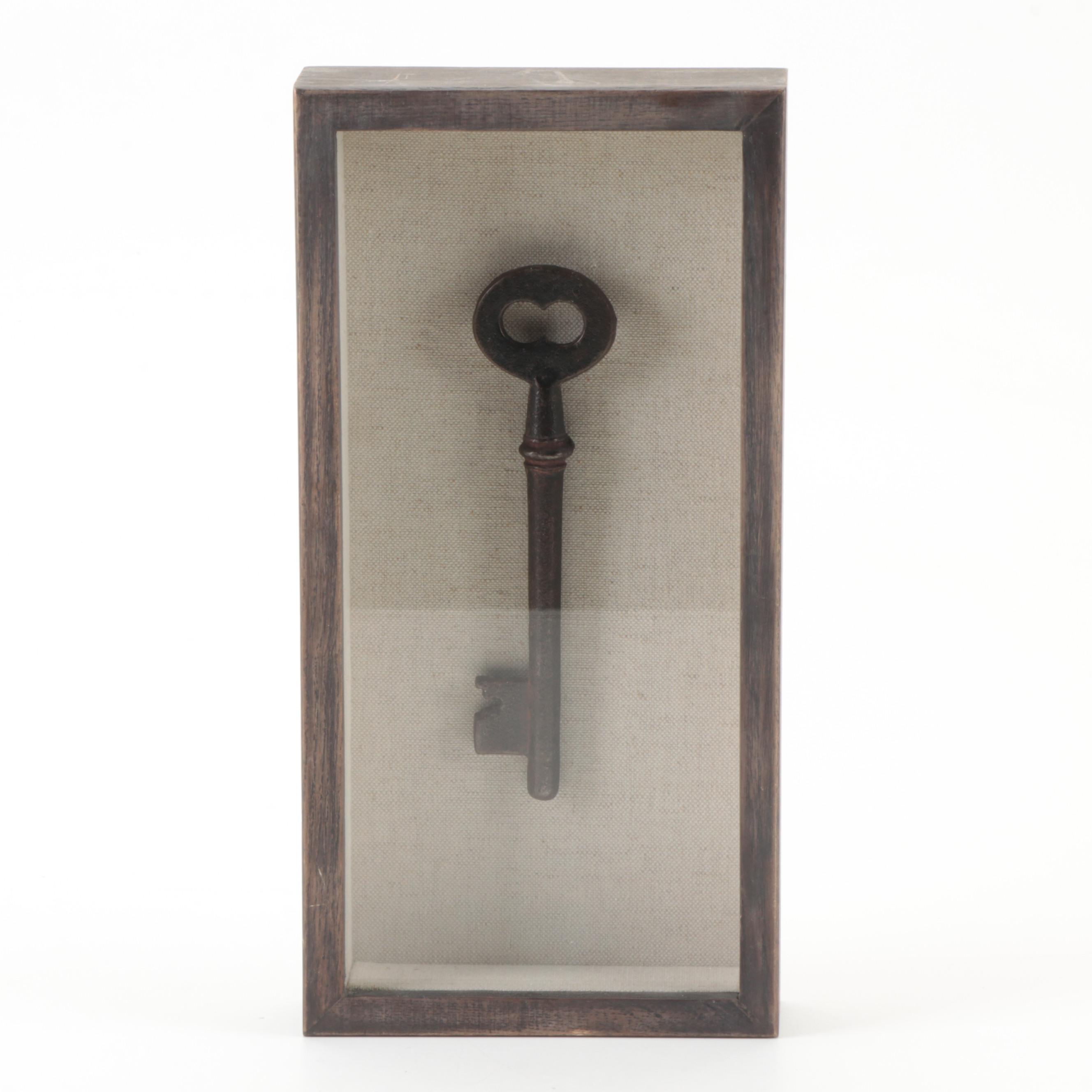 Pair of Restoration Hardware Key Shadow Boxes