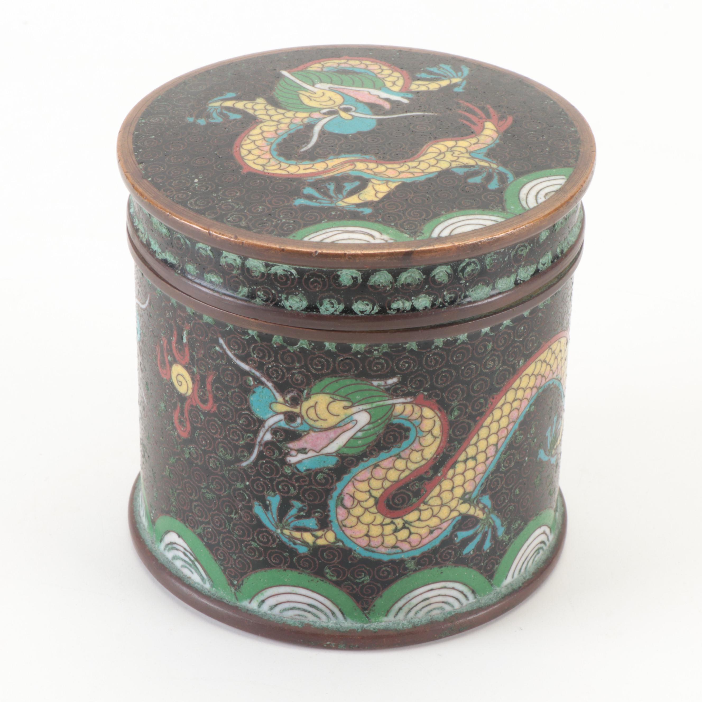Chinese Cloisonné Boxes
