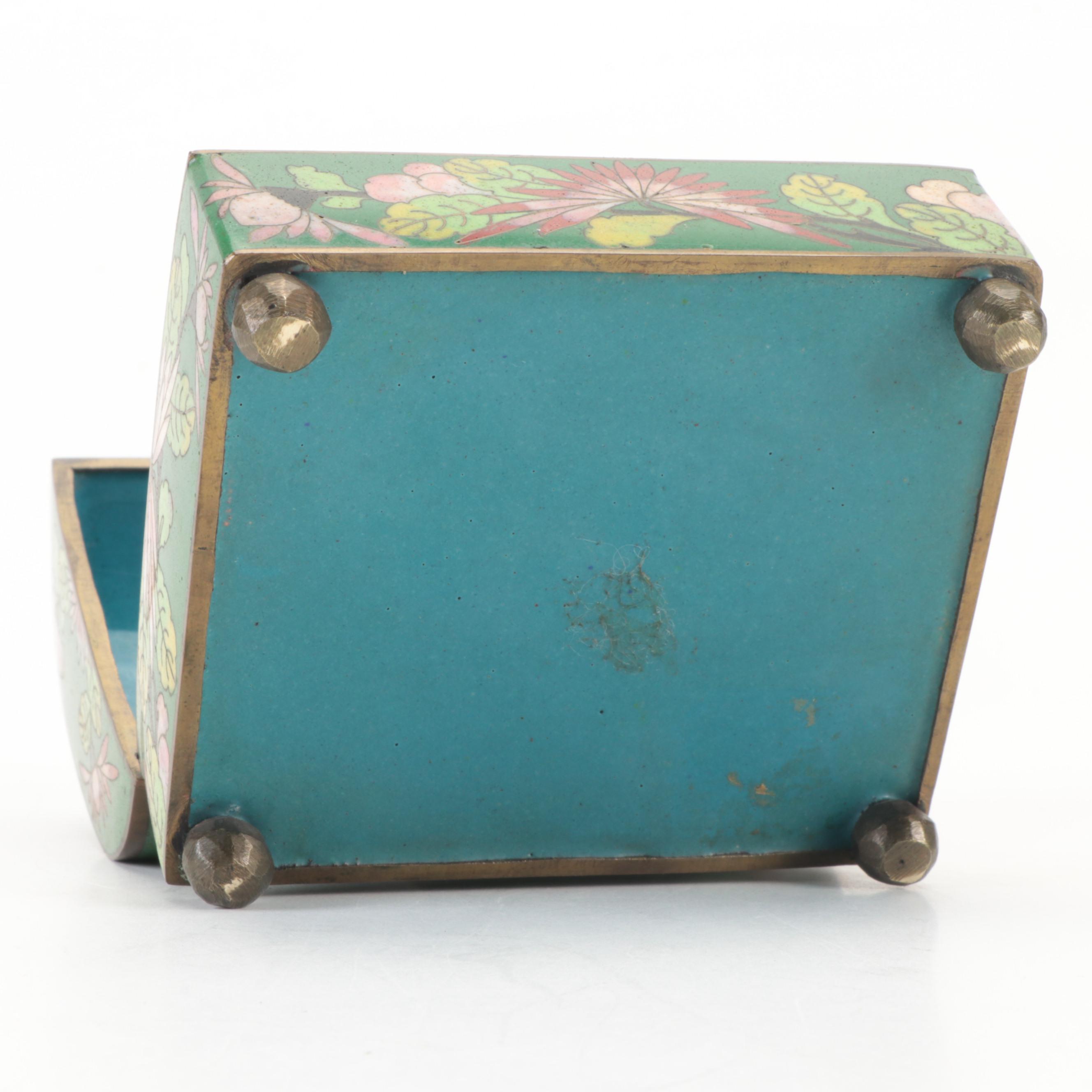 Chinese Cloisonné Boxes