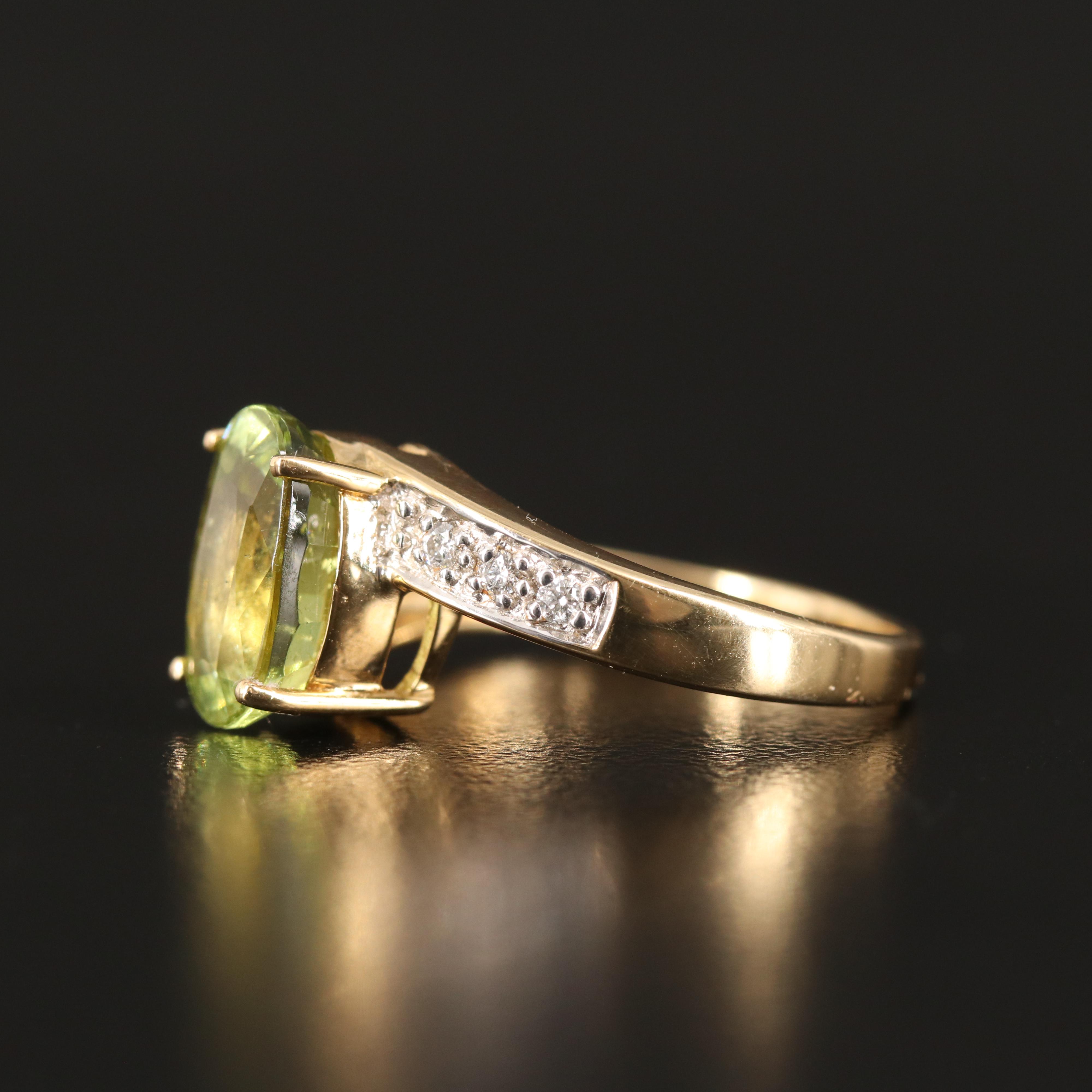 Amayani 18K Tourmaline and Diamond Ring