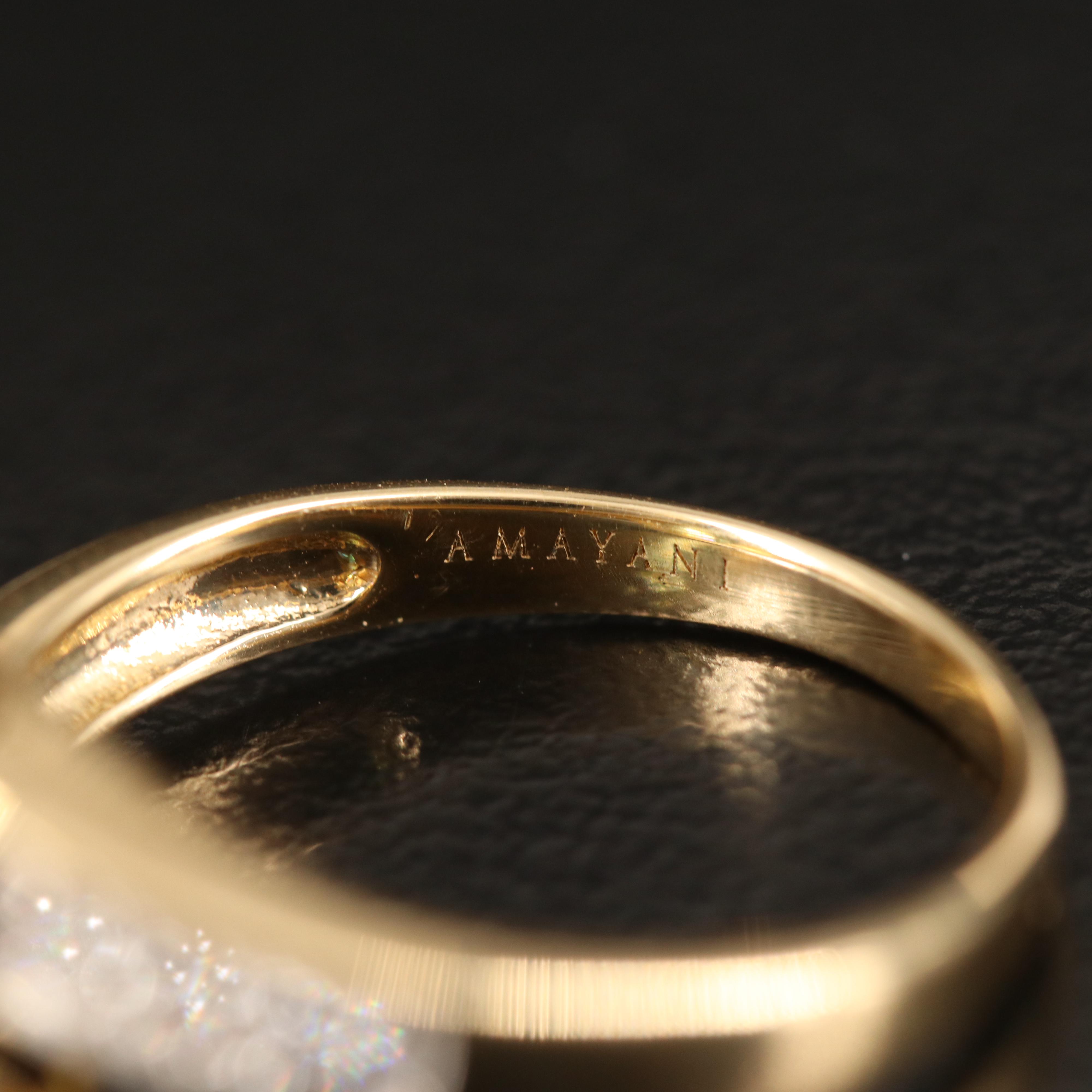 Amayani 18K Tourmaline and Diamond Ring