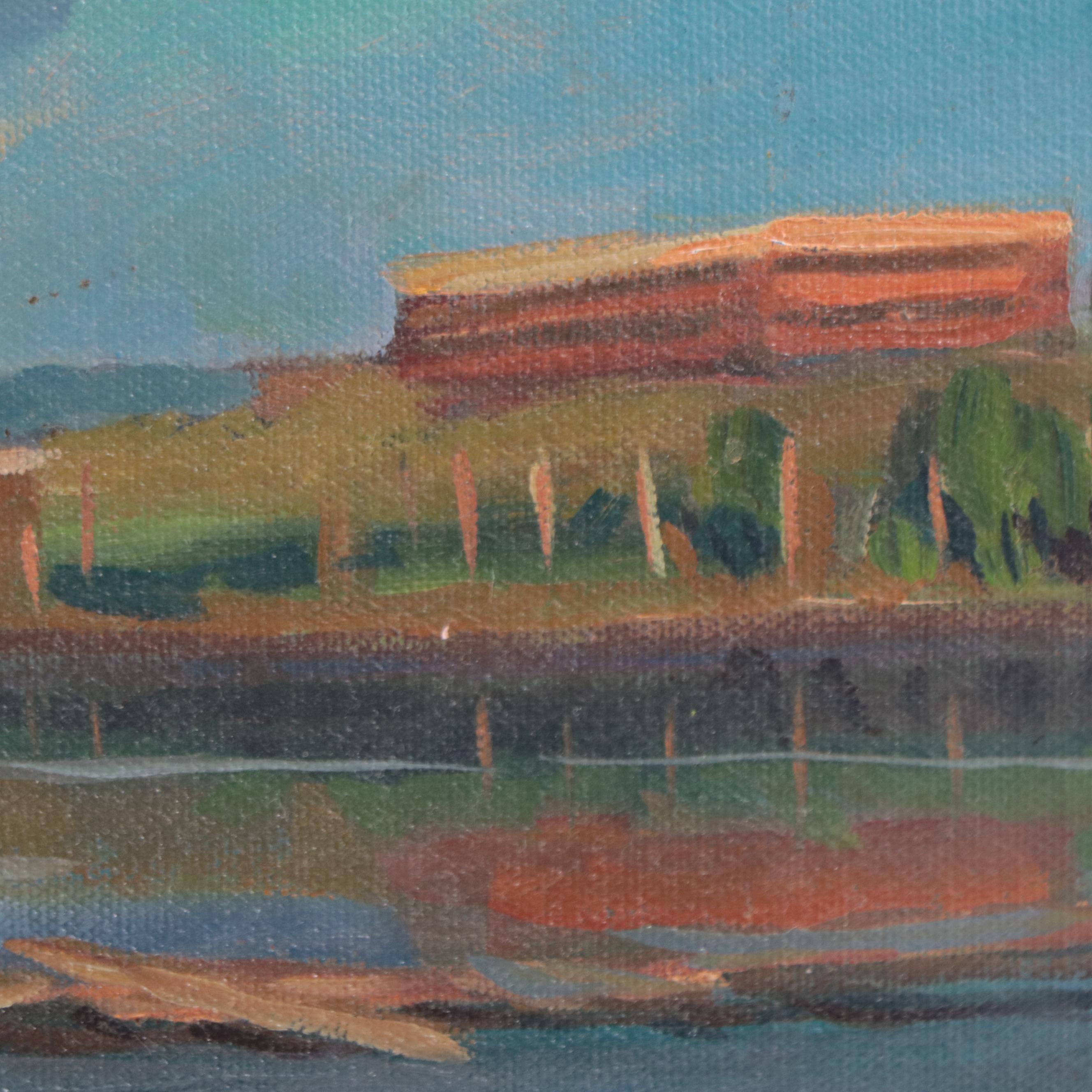 Daniel Pfahl Oil Painting "Duck Hollow, Nine Mile Run, Frick Park," 2005