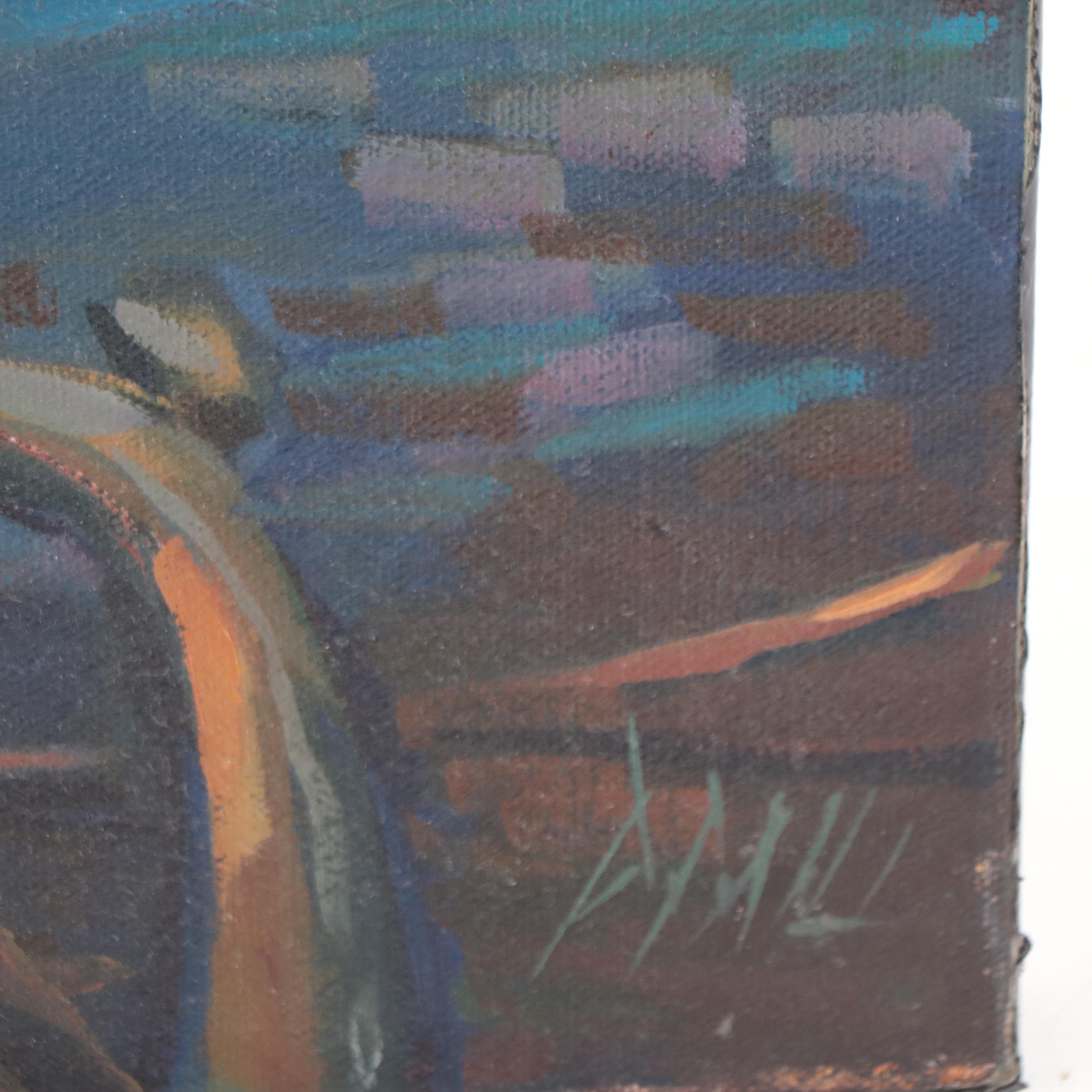 Daniel Pfahl Oil Painting "Duck Hollow, Nine Mile Run, Frick Park," 2005