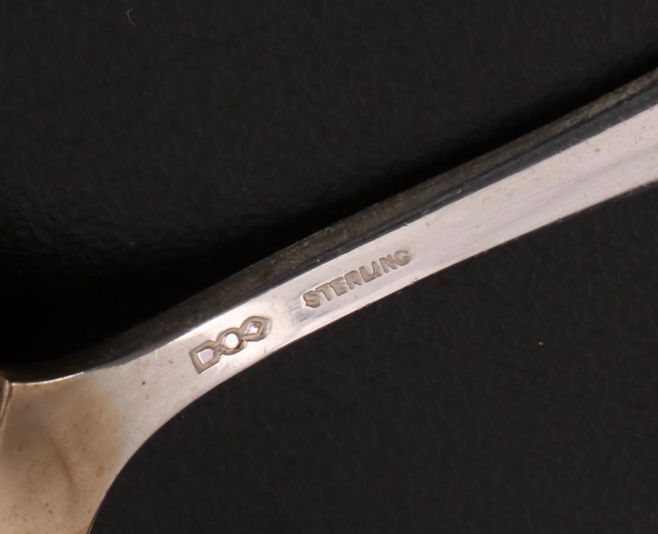 Ellmore Sterling Silver Salt Cellar with Dominick & Haff Sterling Salt Spoon