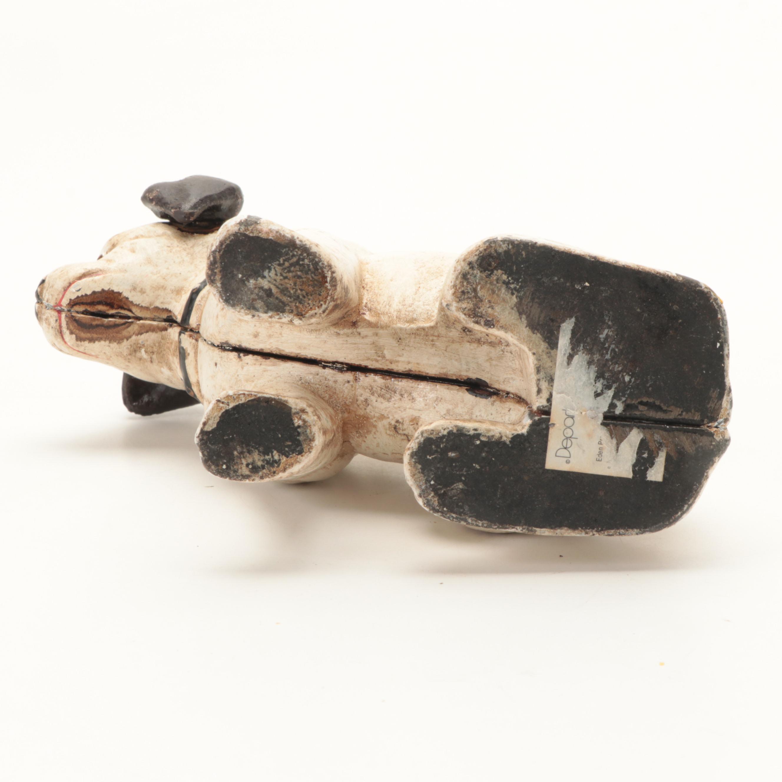 Department 56 Reproduction "His Master's Voice" Cast Iron Still Dog Bank