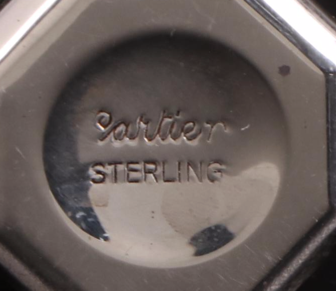 Cartier Sterling Silver Individual Salt and Pepper Shakers