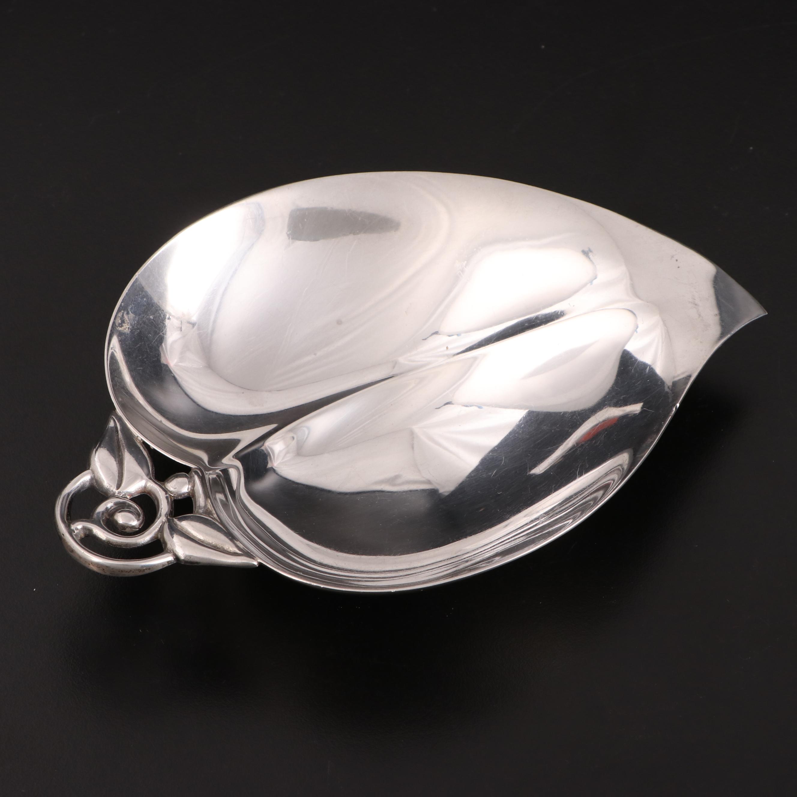 Tiffany & Co. Sterling Silver Leaf Bowl