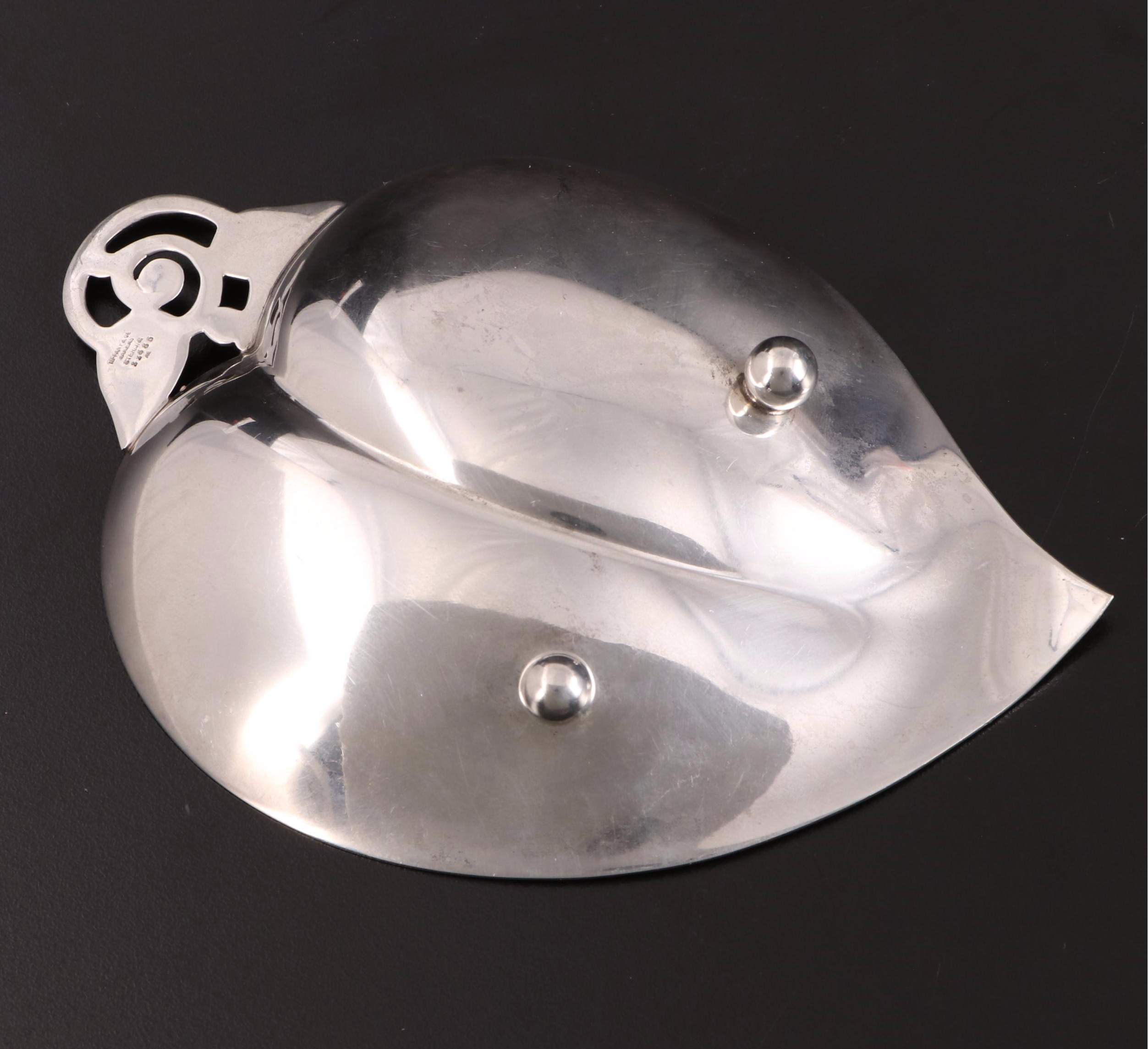 Tiffany & Co. Sterling Silver Leaf Bowl