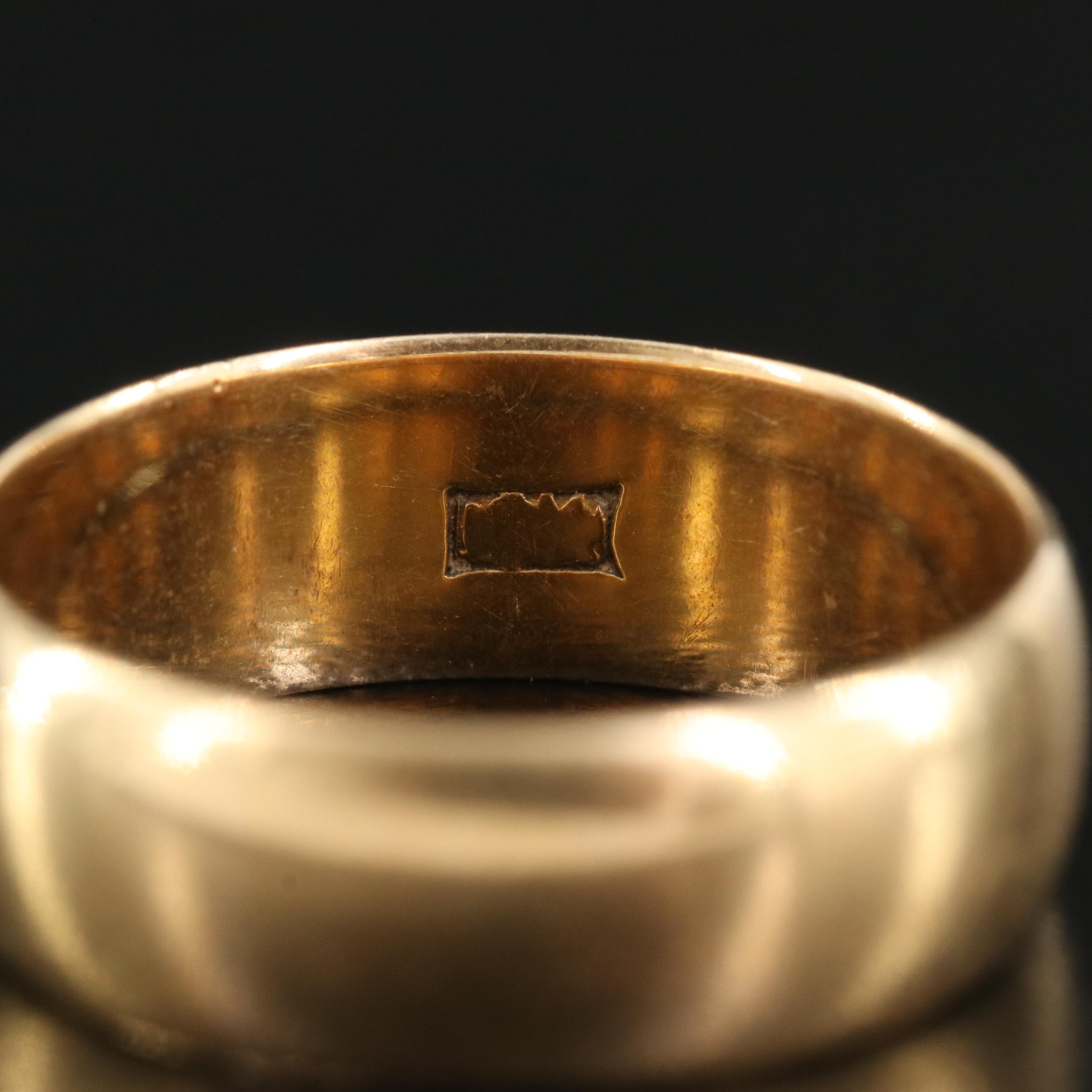 Antique 18K Smooth Band
