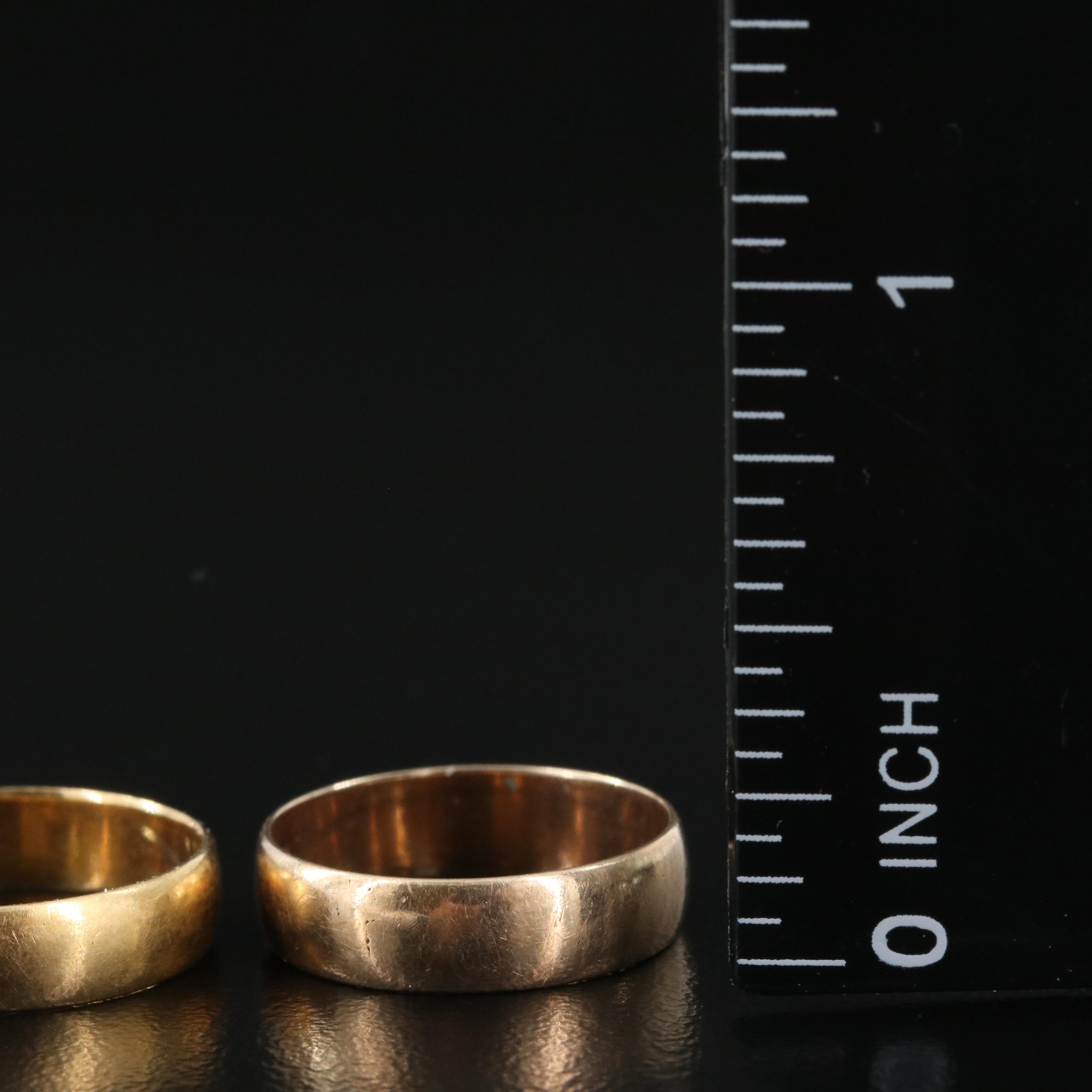 Vintage 14K and 18K Band