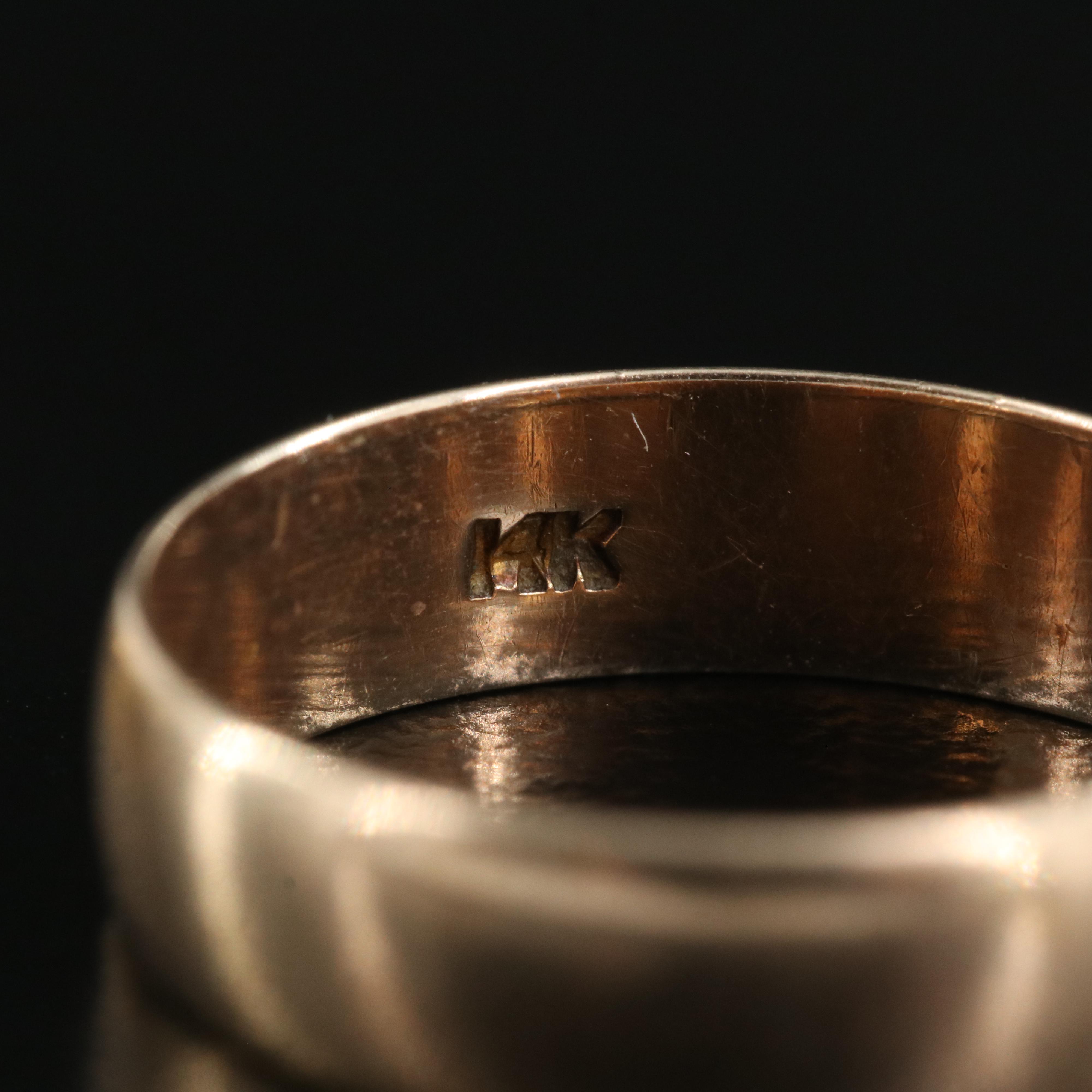 Vintage 14K and 18K Band