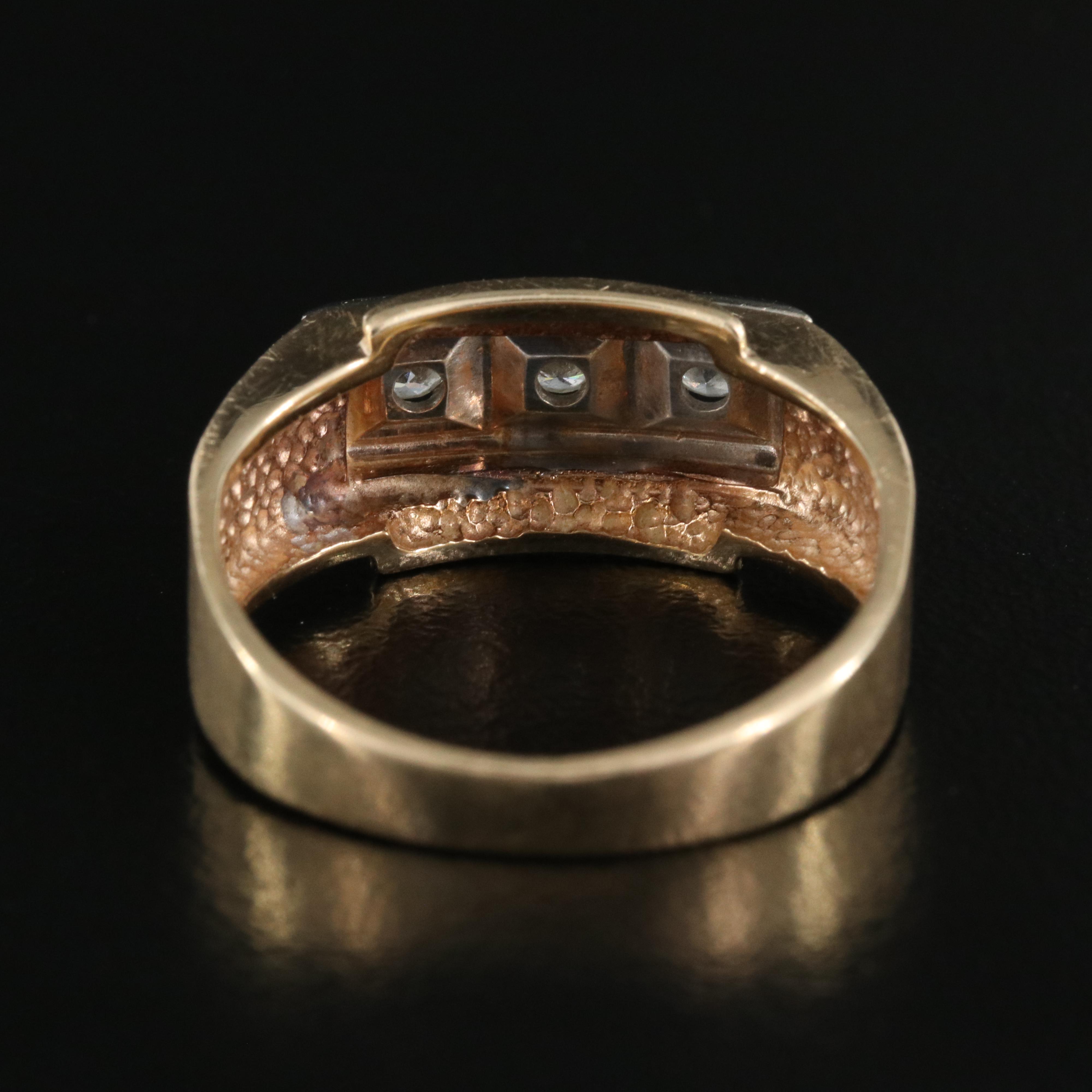 14K 0.24 CTW Diamond Three Stone Ring