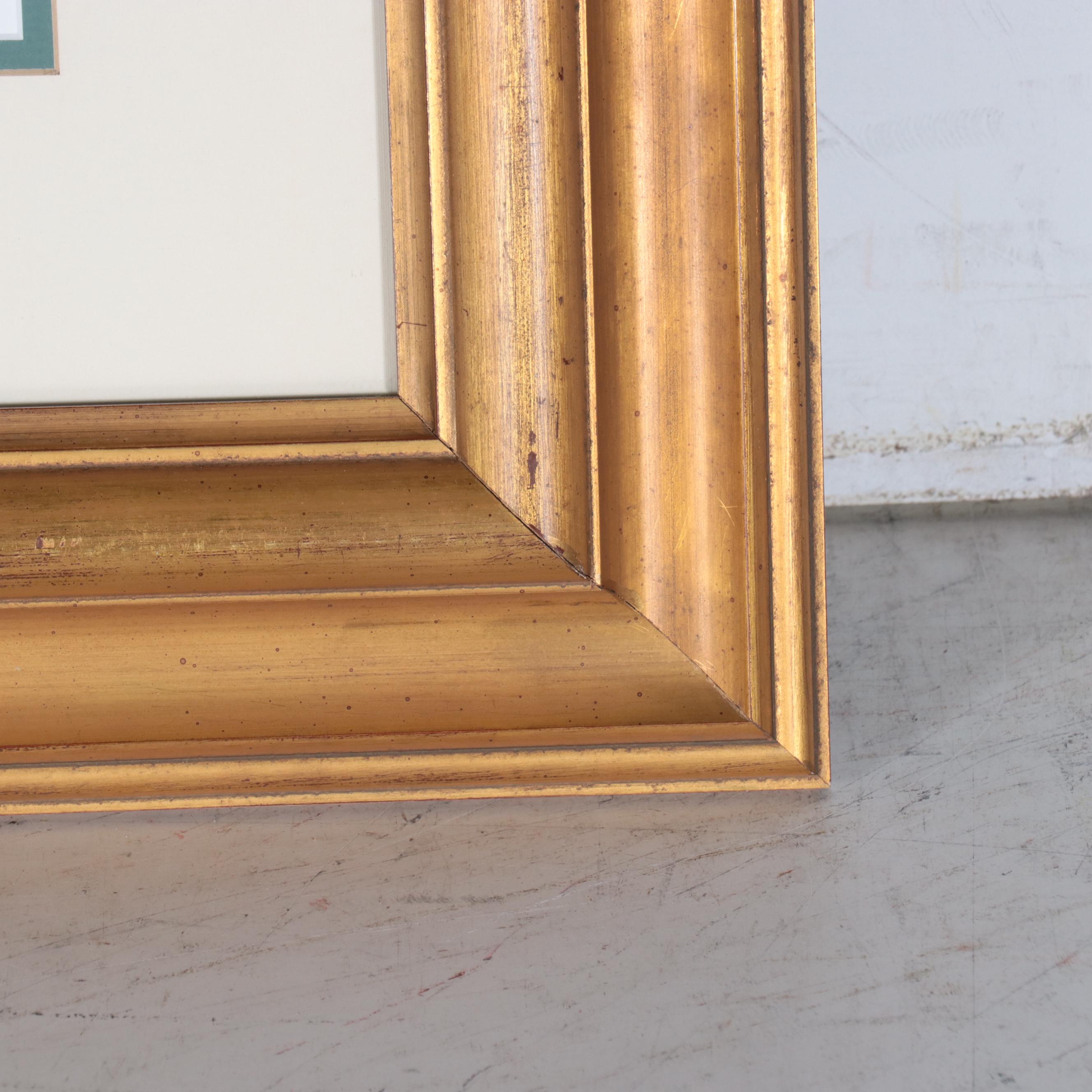 John Stobart Offset Lithograph "Edgartown," Late 20th Century