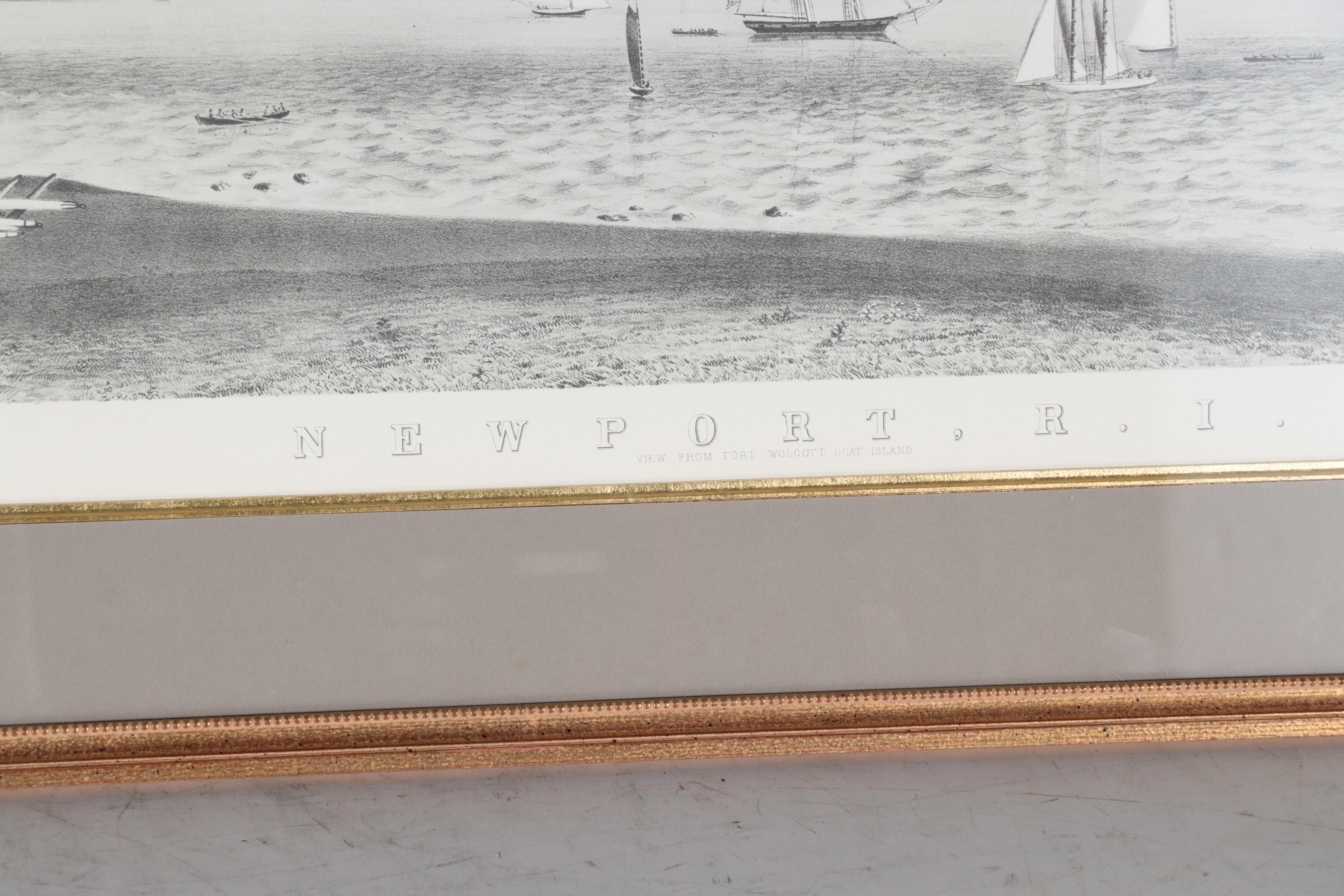 Halftone After John Perry Newell "Newport R.I." Late 20th Century