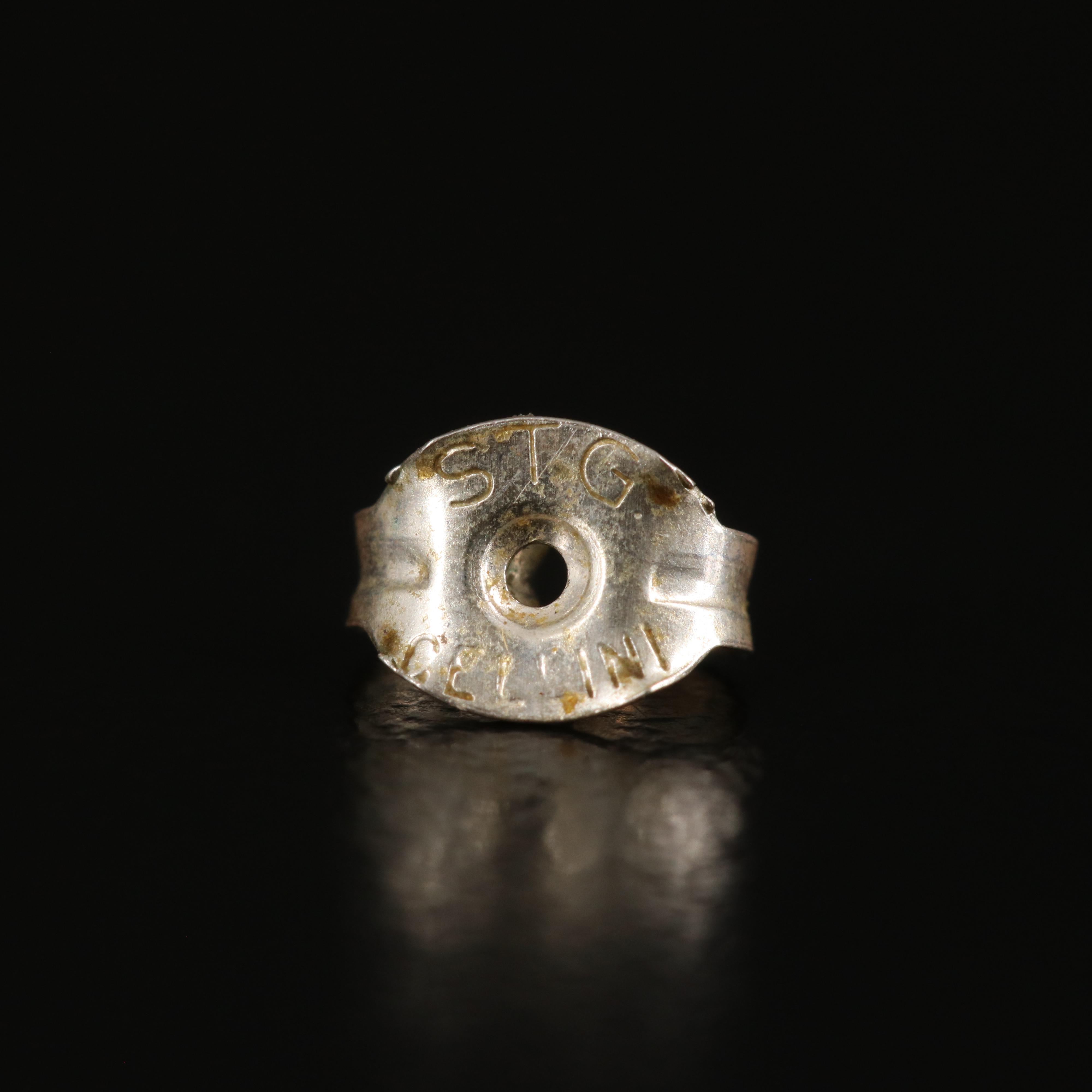 Sterling Cubic Zirconia Stud Earrings