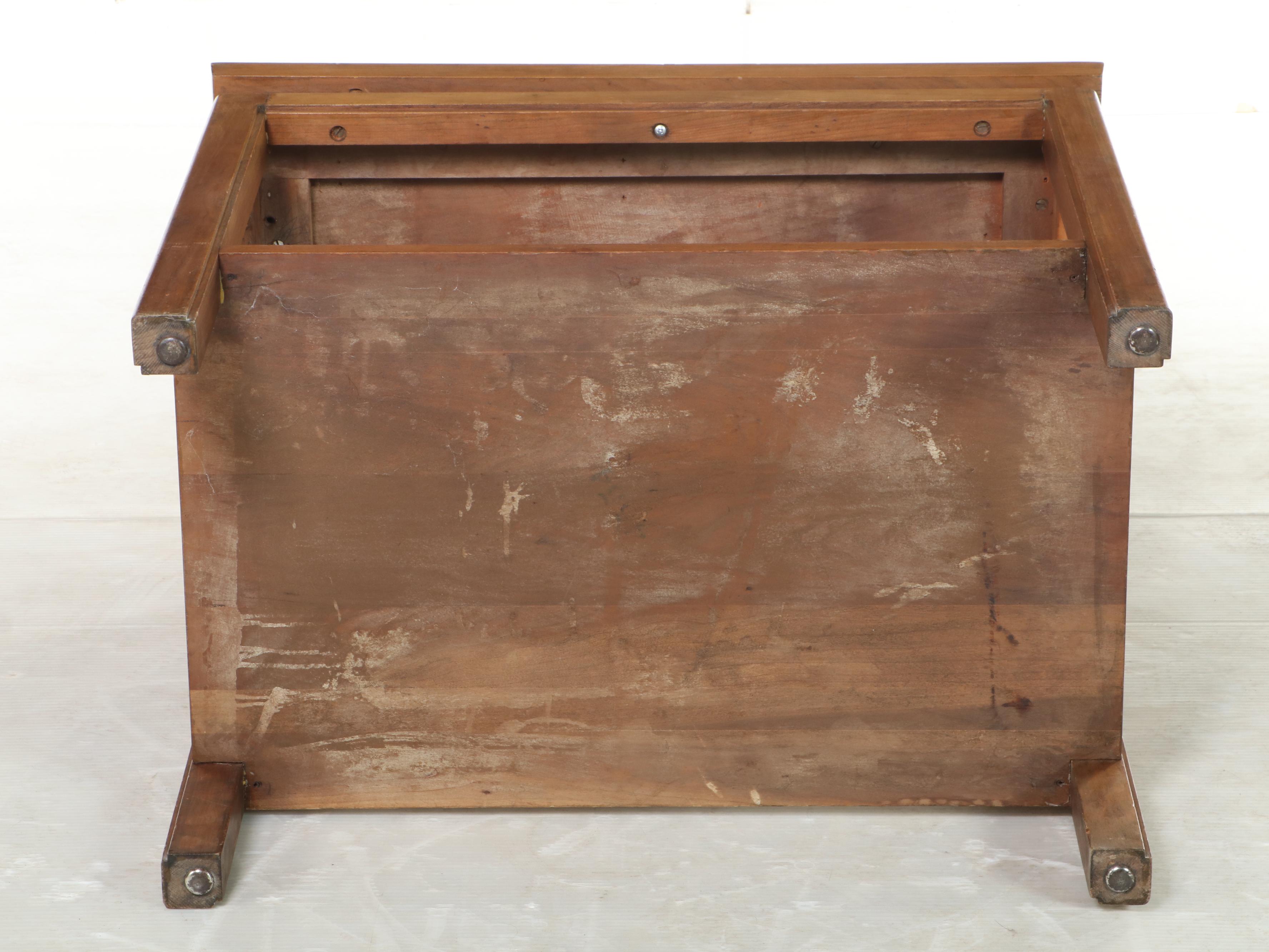 Chinese Style Teak Two-Tiered Side Table, Mid to Late 20th Century