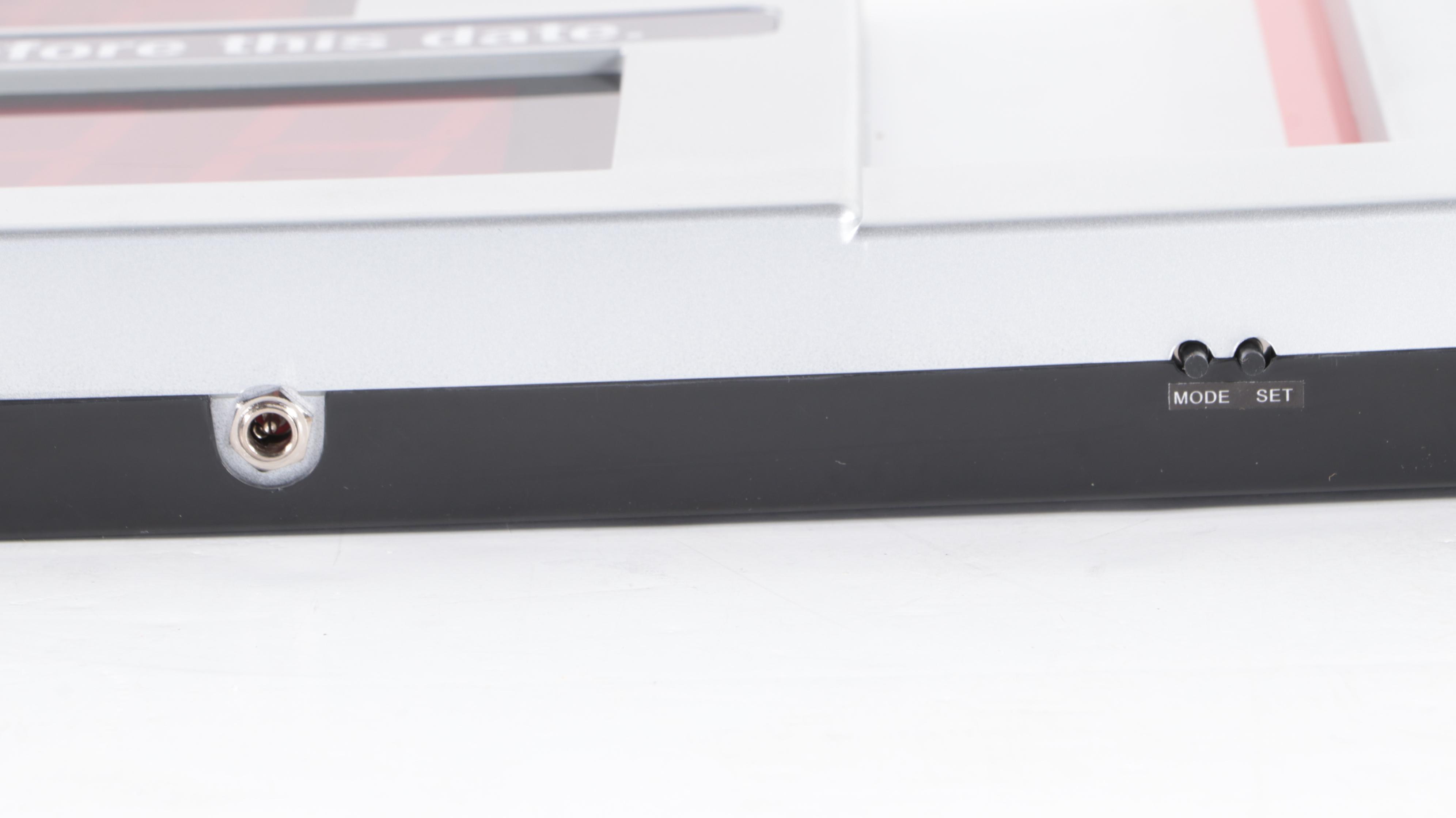 Anheuser Busch Budweiser "We I.D." Digital Clock & Legal Age Calendar Sign, 2013