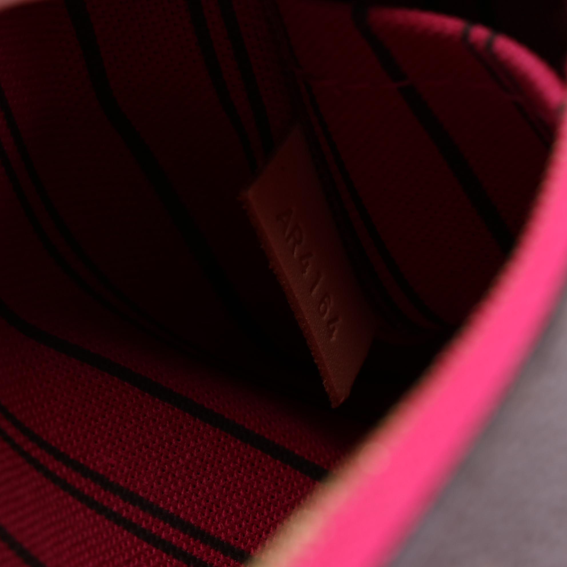 Louis Vuitton Neverfull PM Pouch in Monogram Canvas and Leather