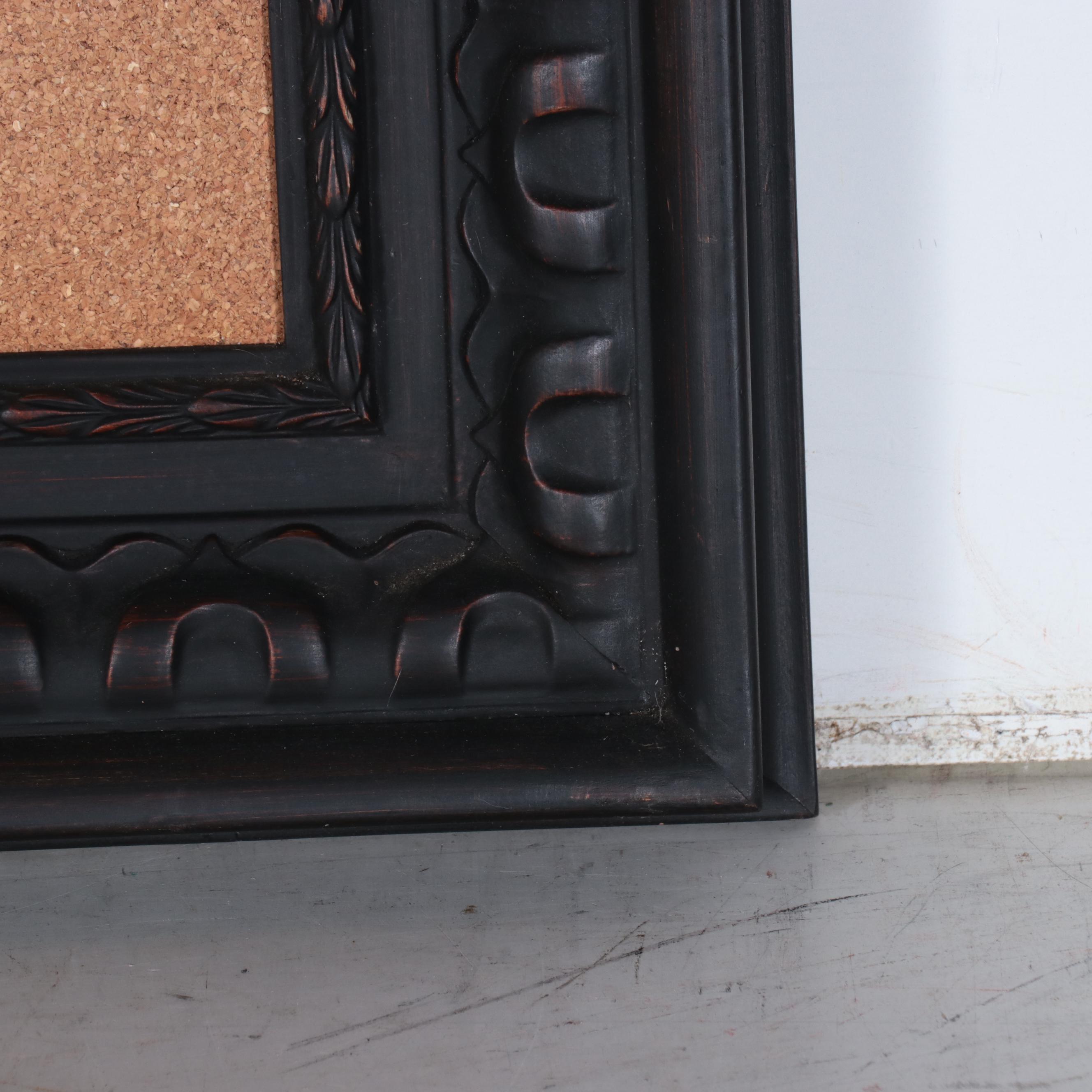 Rectangular Wooden Framed Cork Bulletin Boards