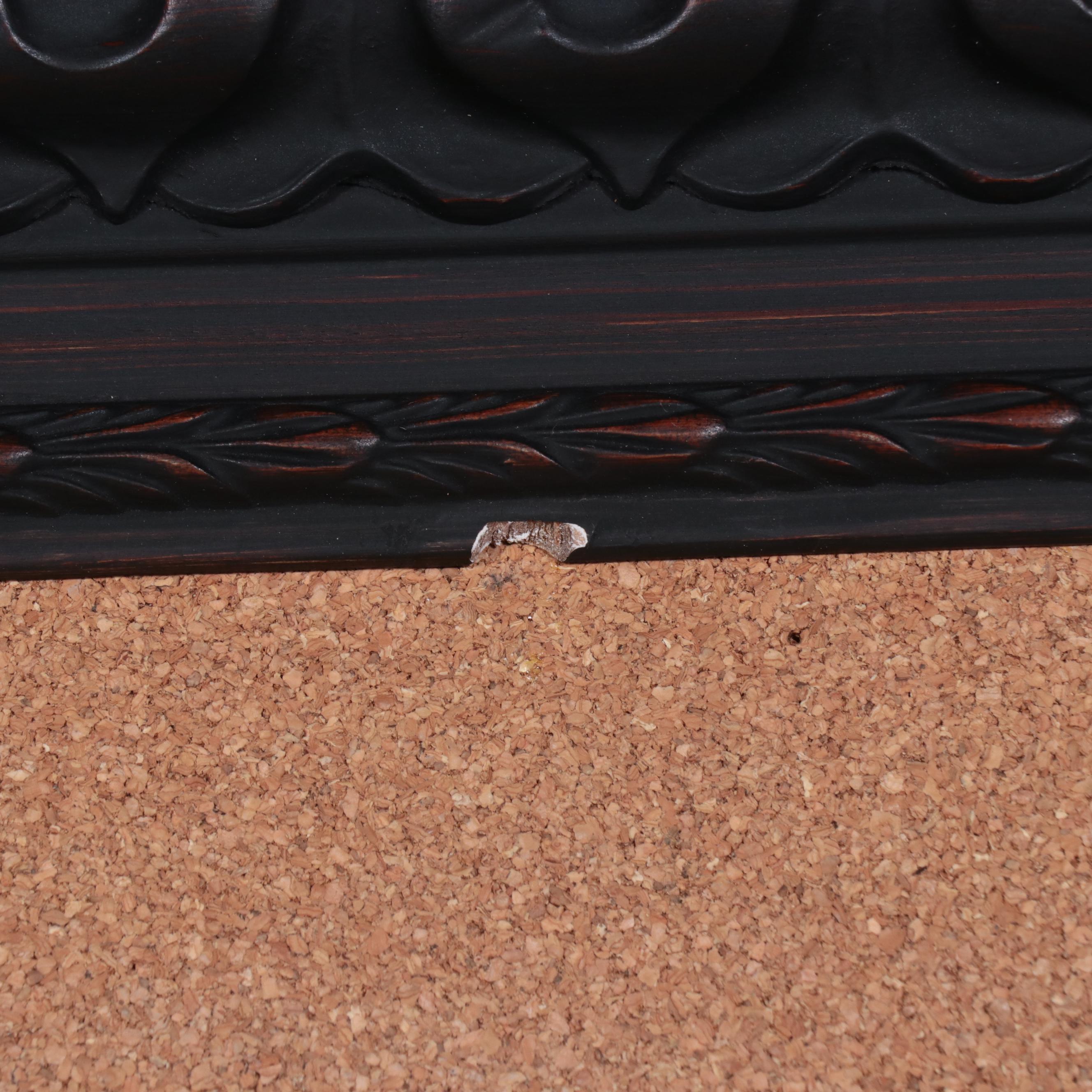 Rectangular Wooden Framed Cork Bulletin Boards