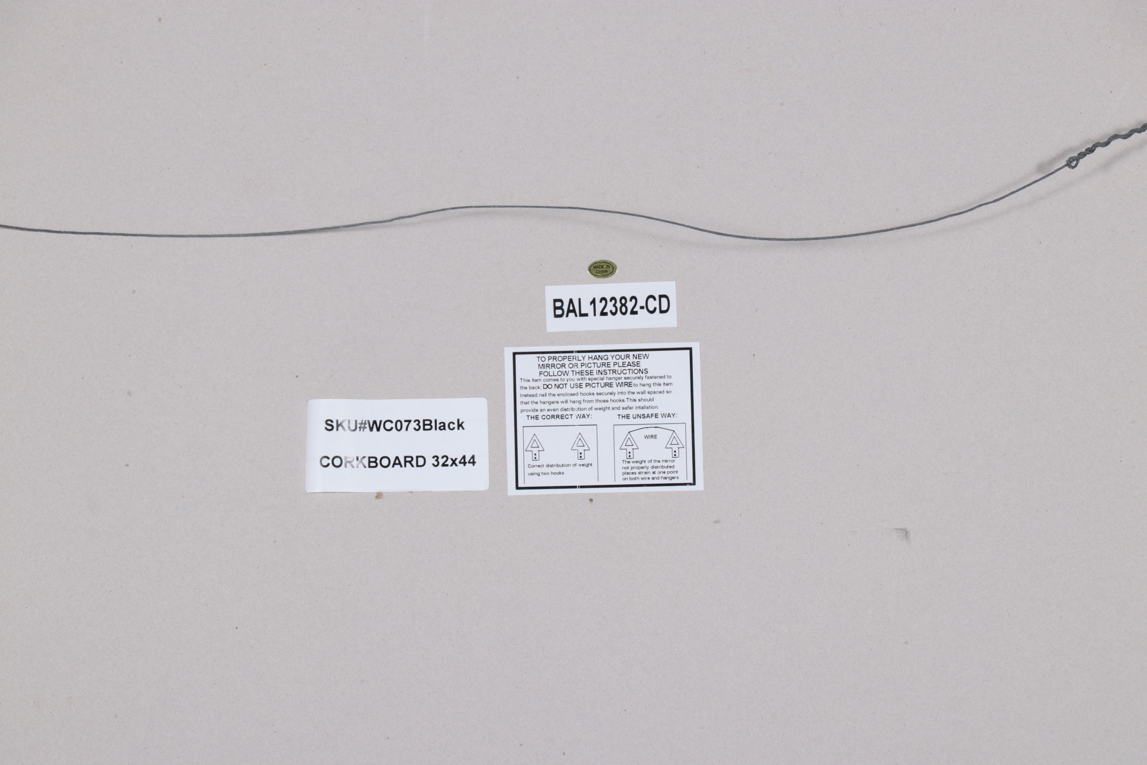 Rectangular Wooden Framed Cork Bulletin Boards