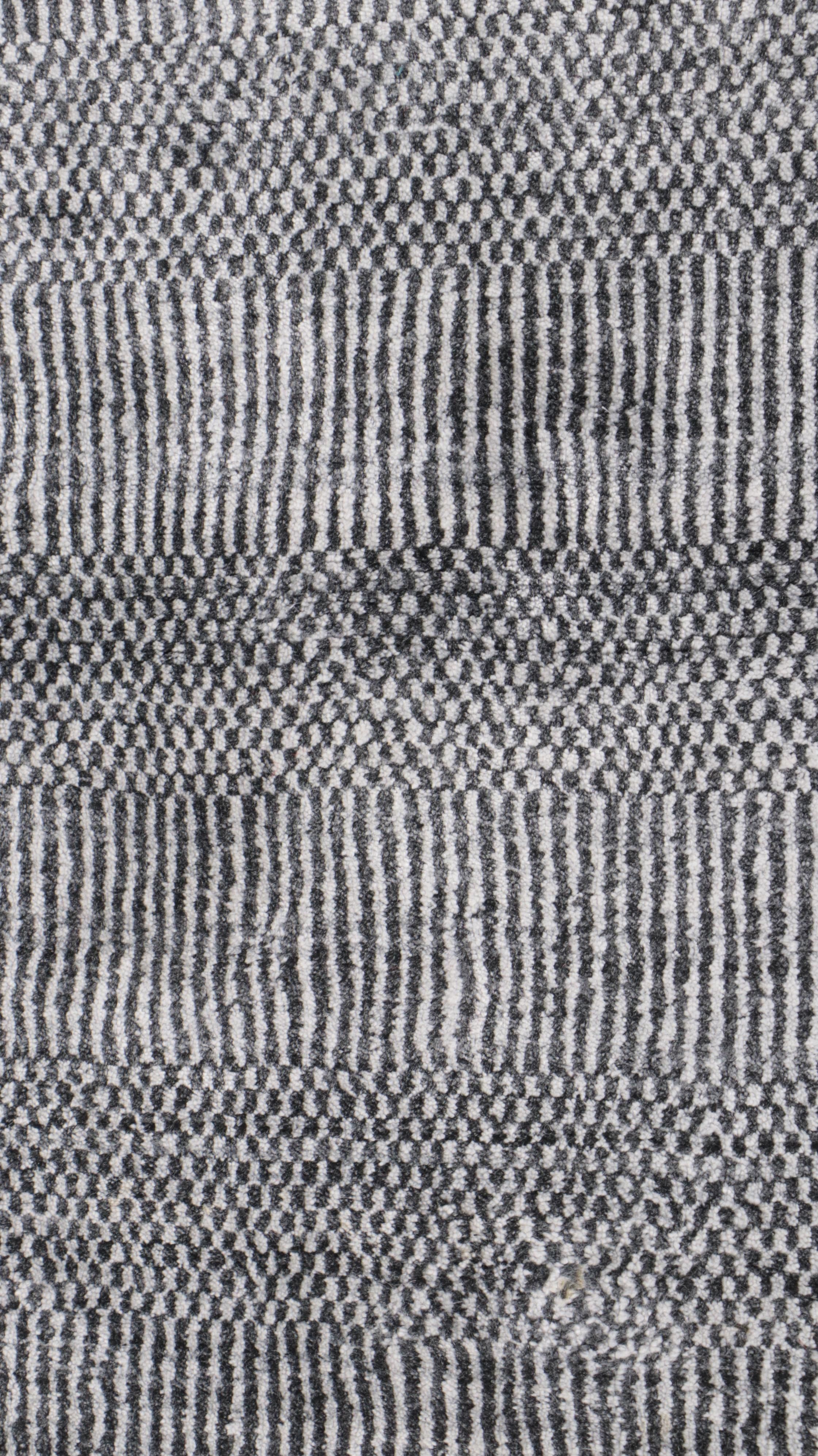 4' x 5'11 Hand-Knotted Indo-Persian Gabbeh Area Rug