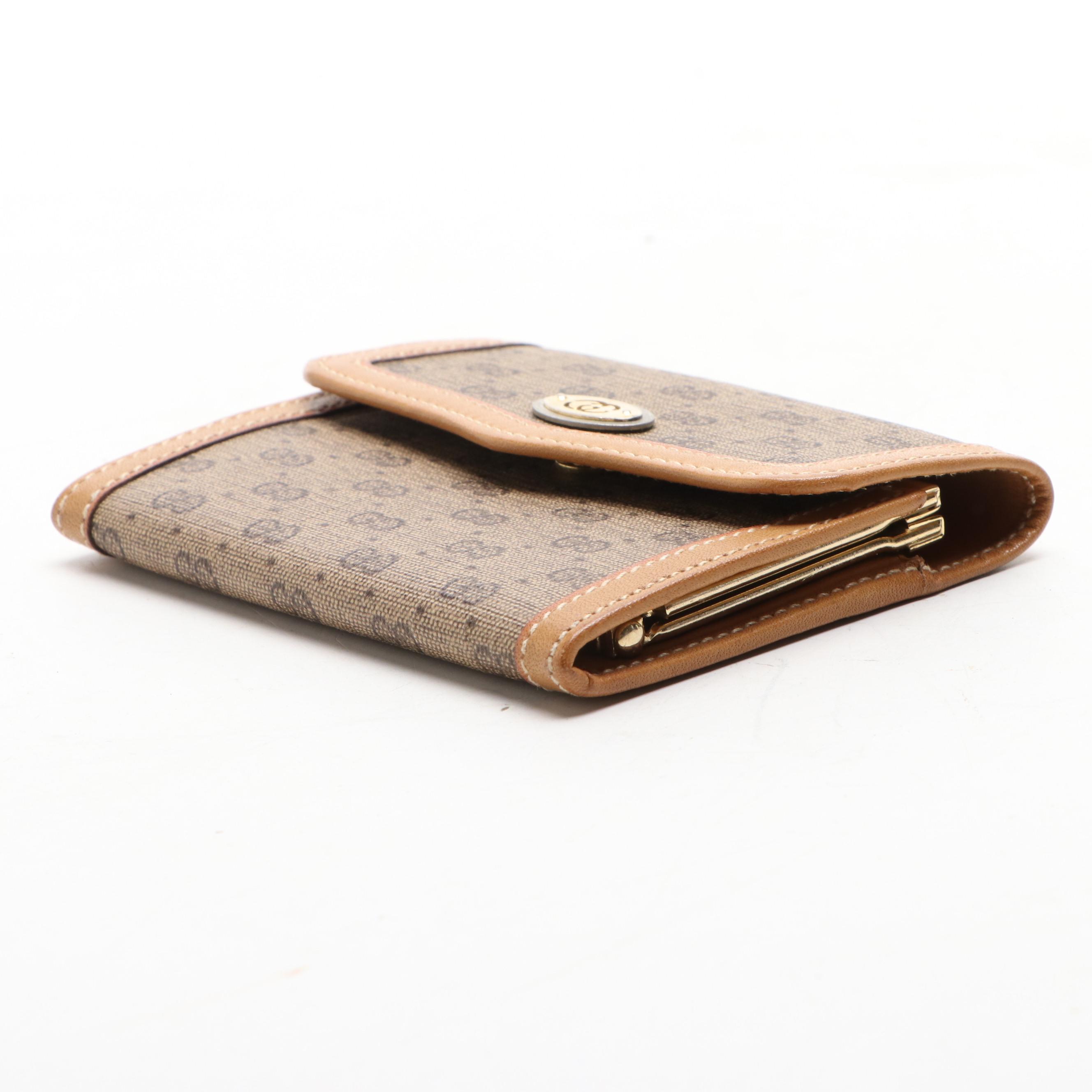 Gucci Micro Guccissima Coated Canvas and Leather Coin Purse