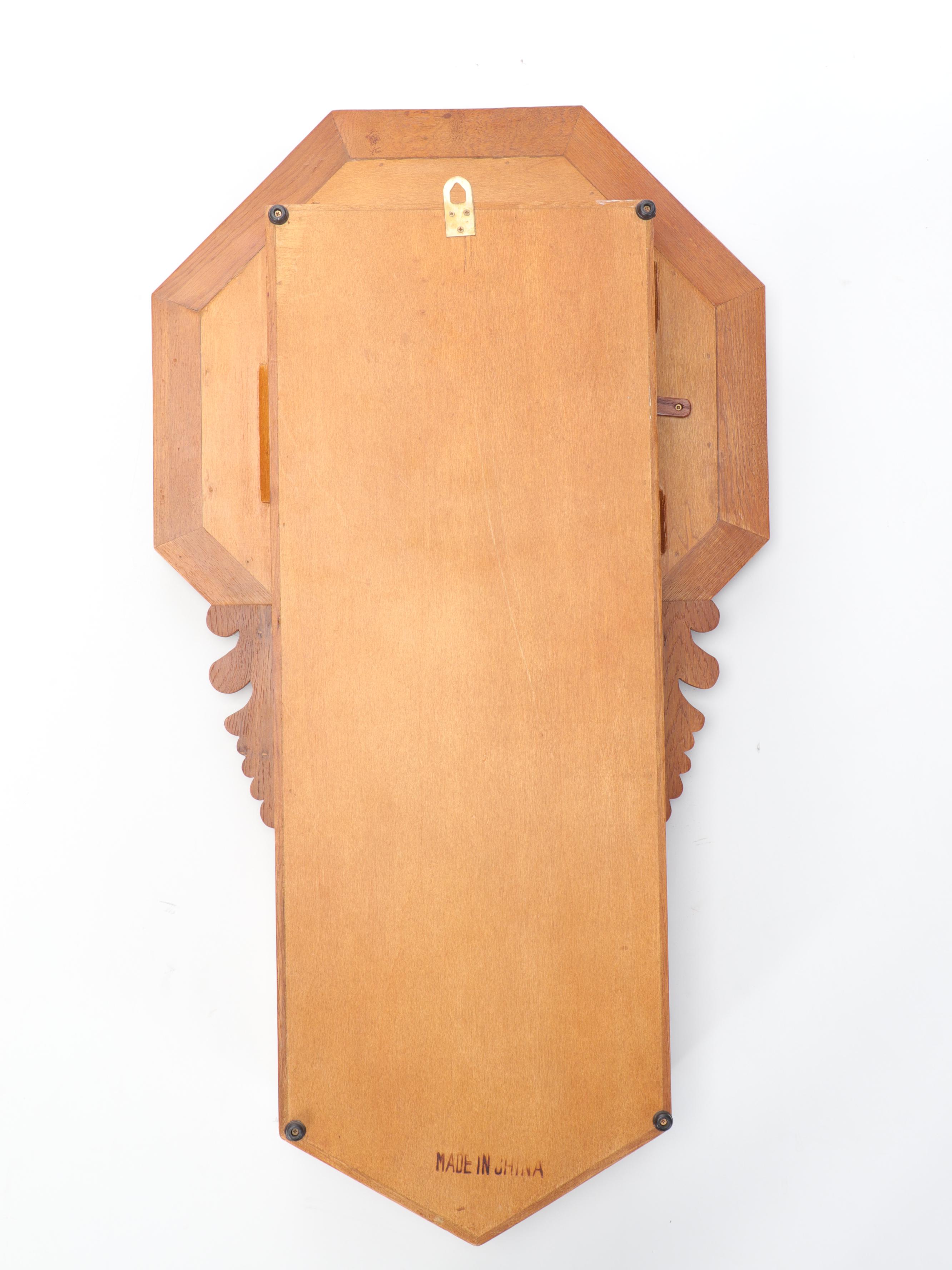 Wooden Regulator Wall Clock