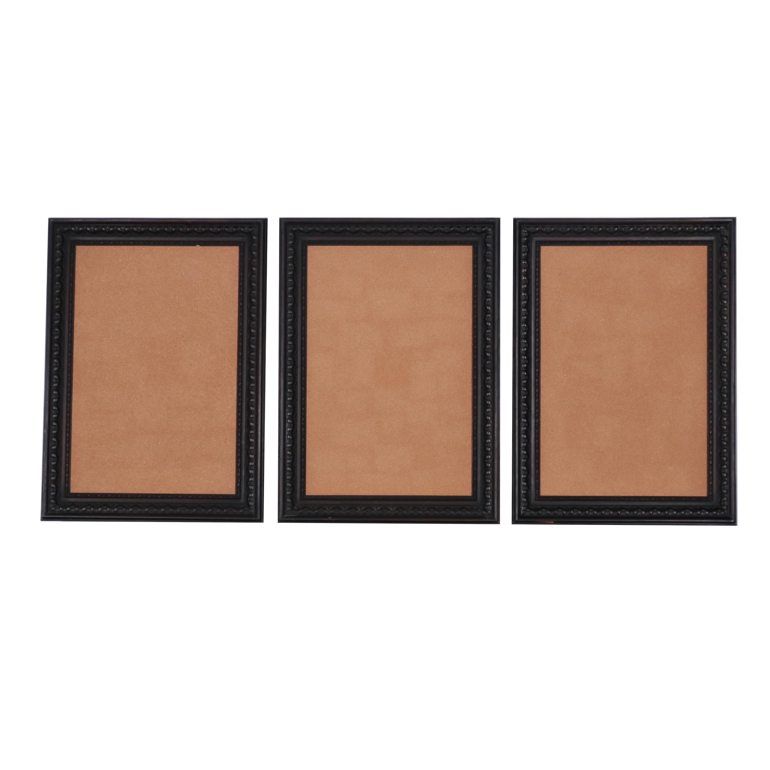Rectangular Wooden Framed Cork Bulletin Boards