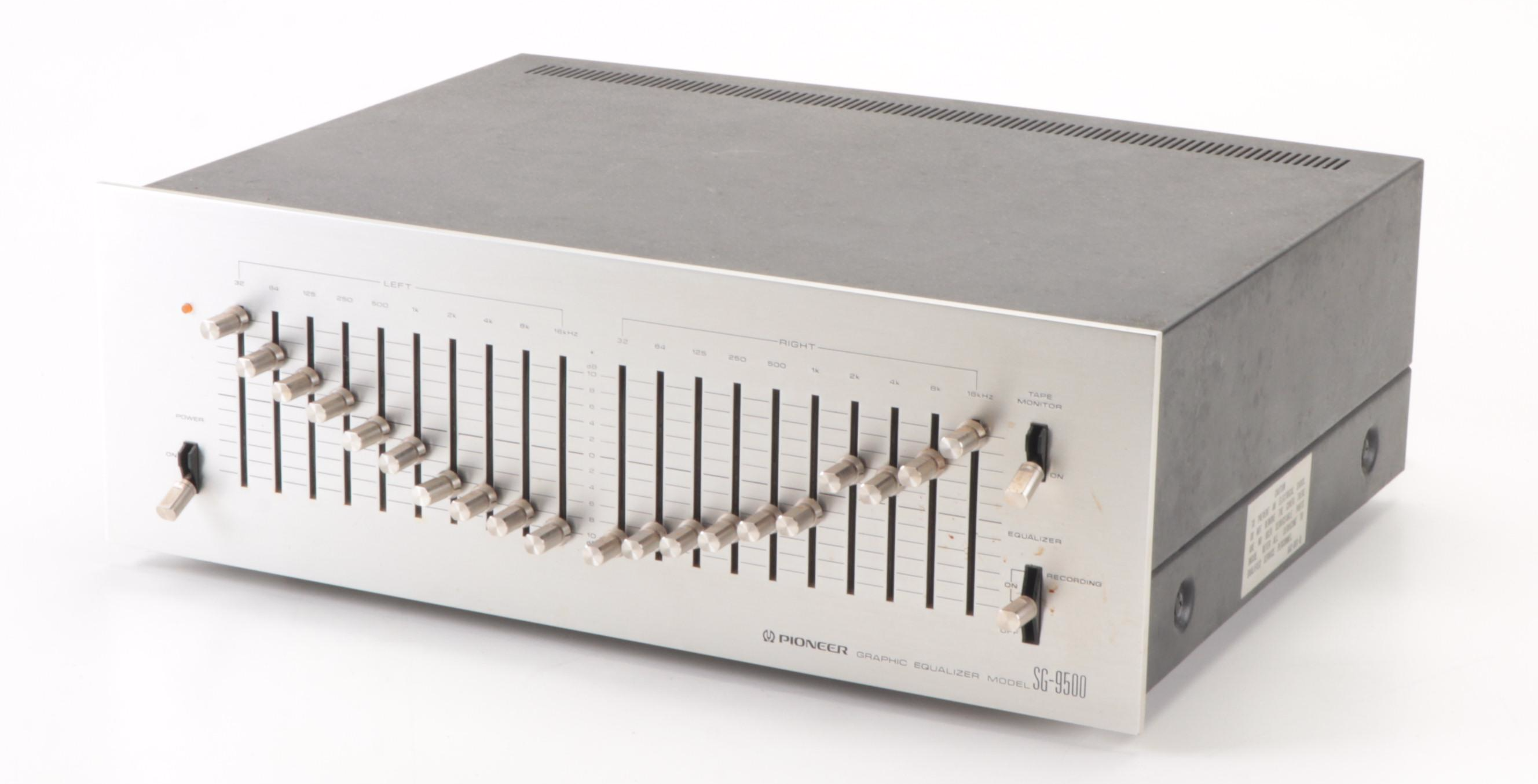 Sansui 4-Channel Amplifier With Pioneer Graphic Equalizer