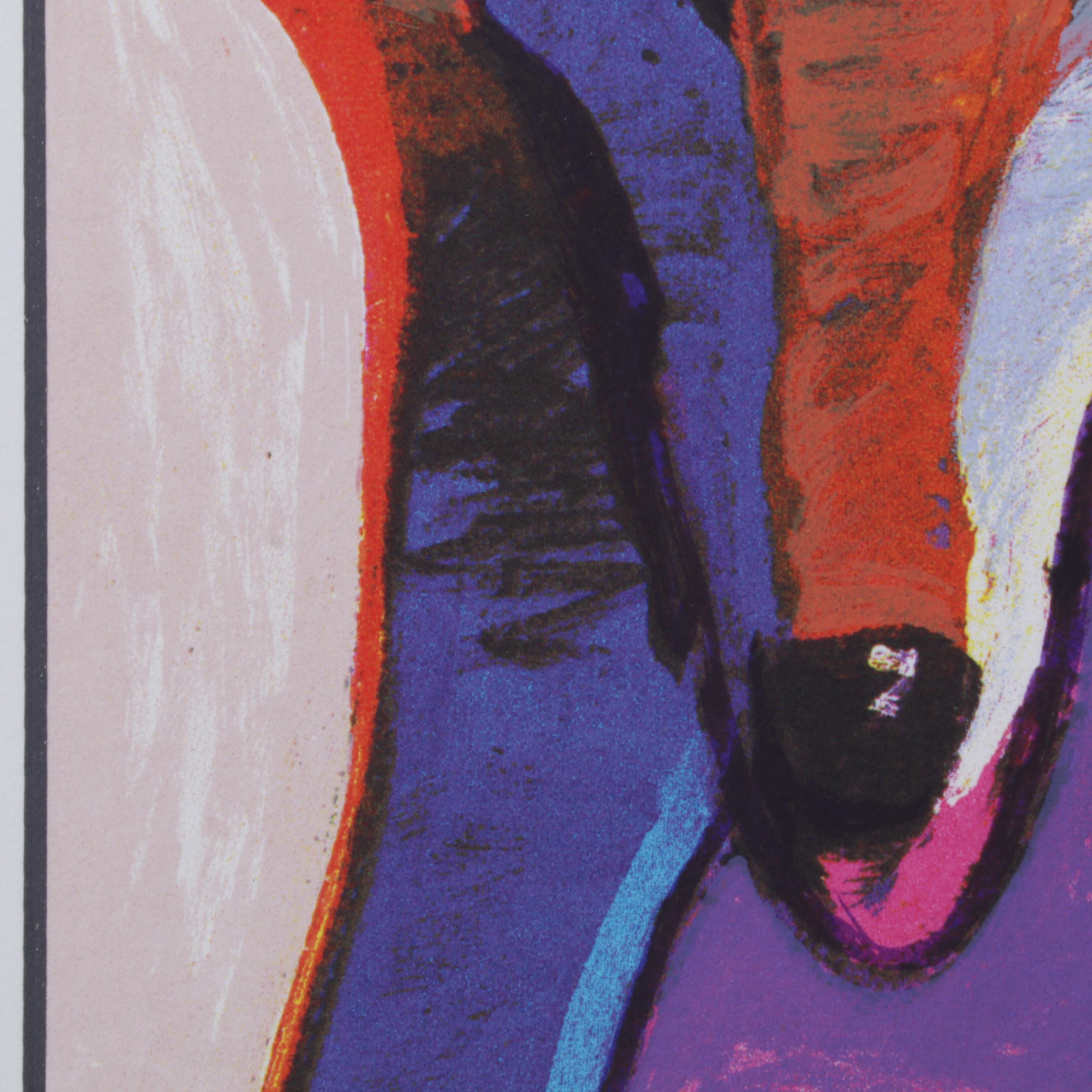 John Nieto Serigraph of Wolf, 1996