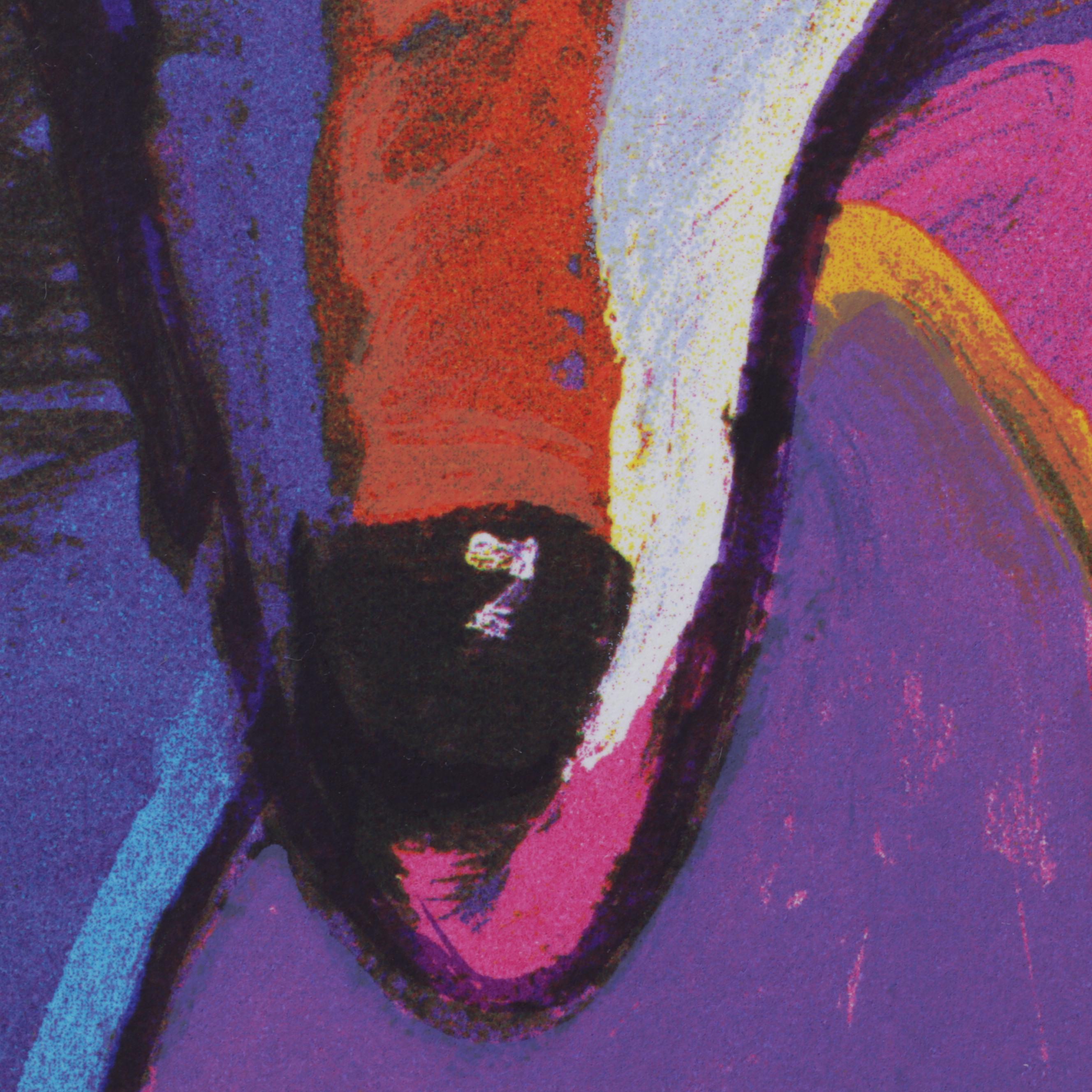 John Nieto Serigraph of Wolf, 1996