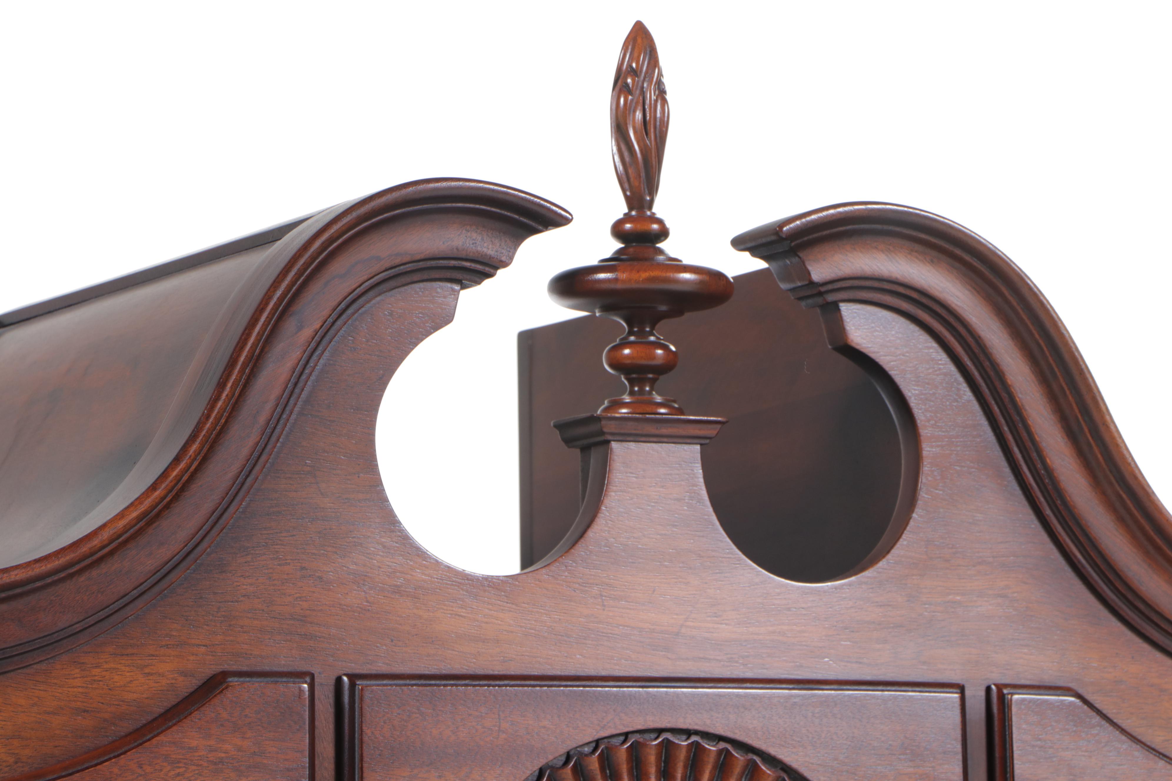 Kindel Furniture Queen Anne Style Mahogany Highboy