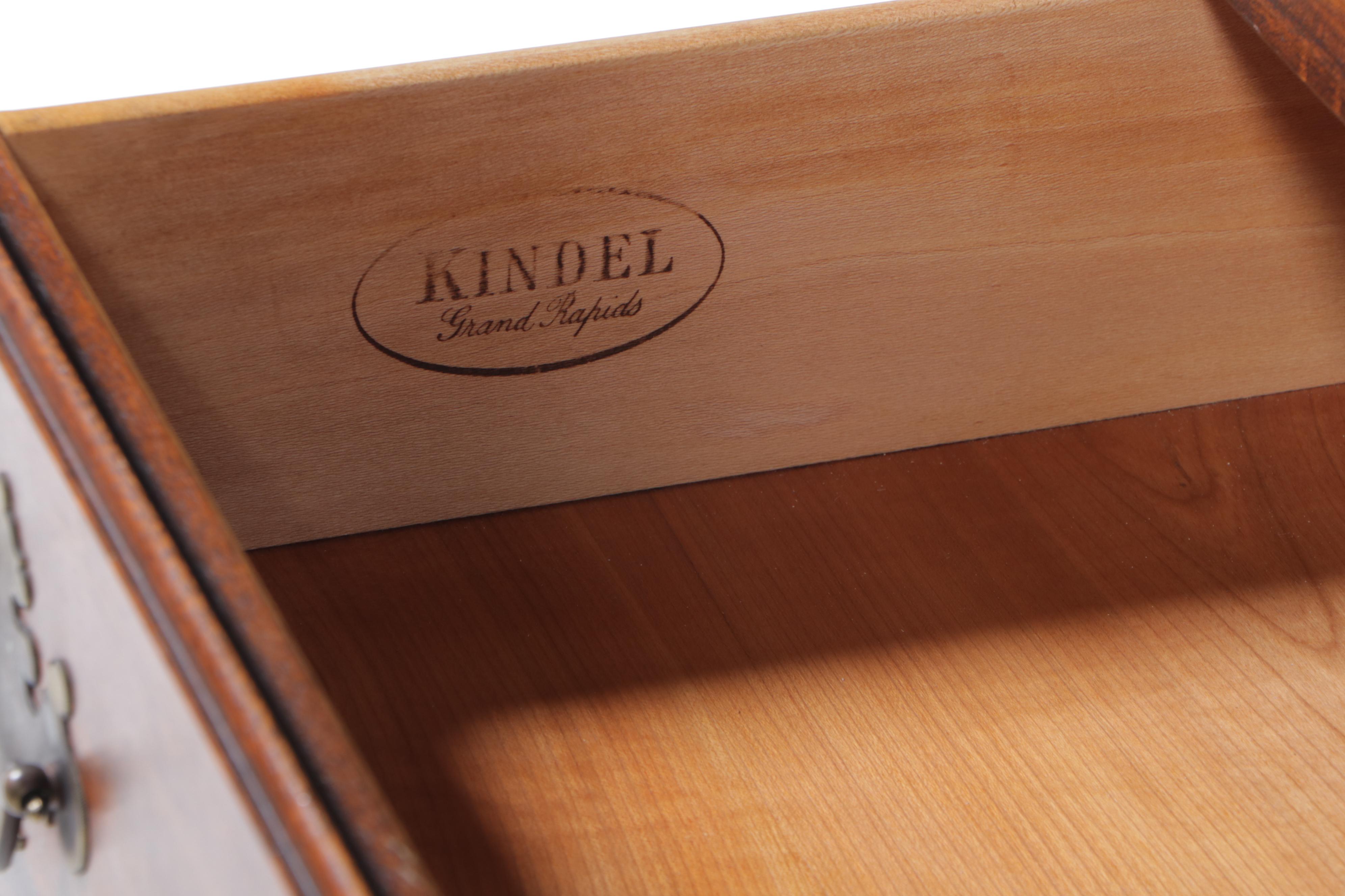 Kindel Furniture Queen Anne Style Mahogany Highboy