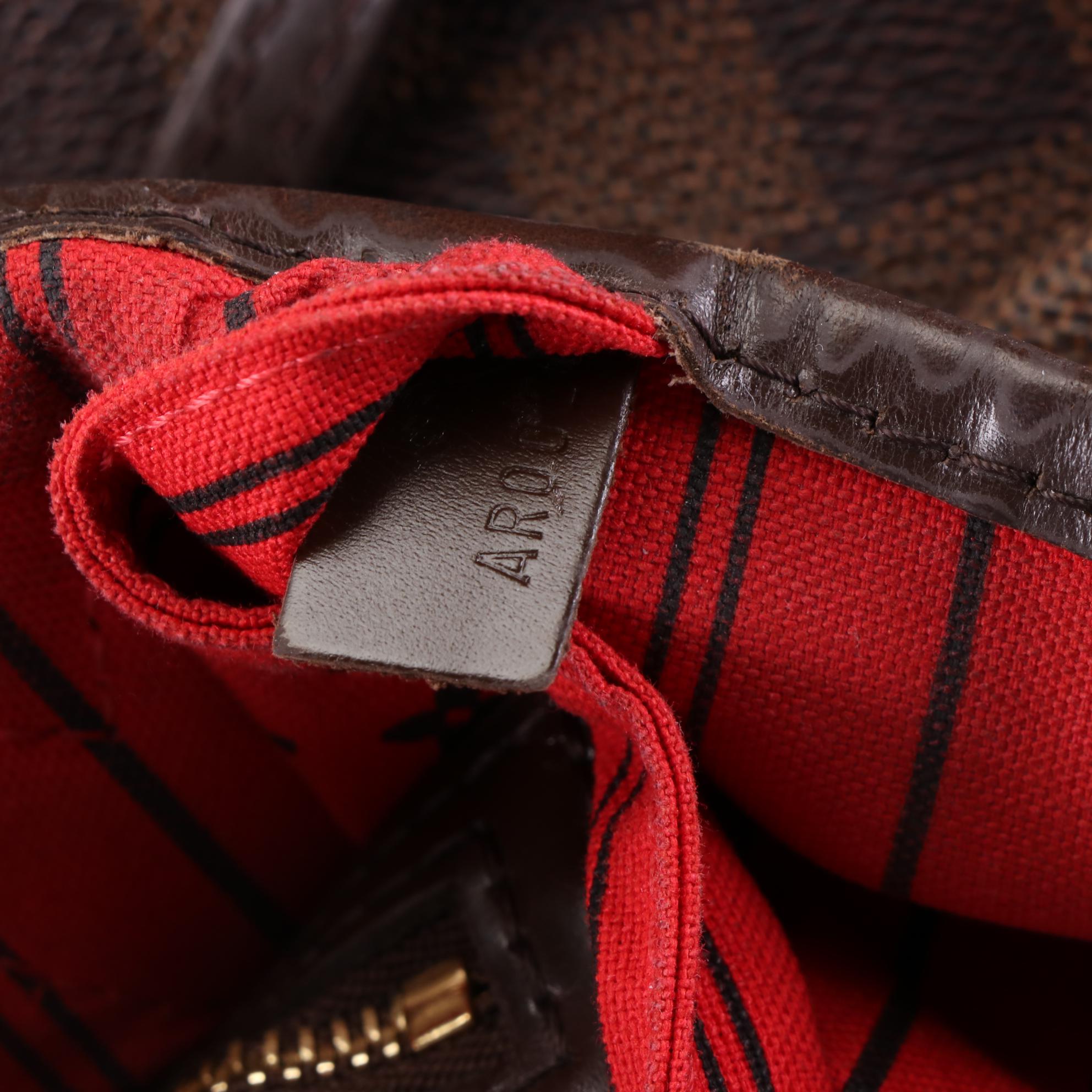 Louis Vuitton Neverfull MM in Damier Ebene Canvas and Leather